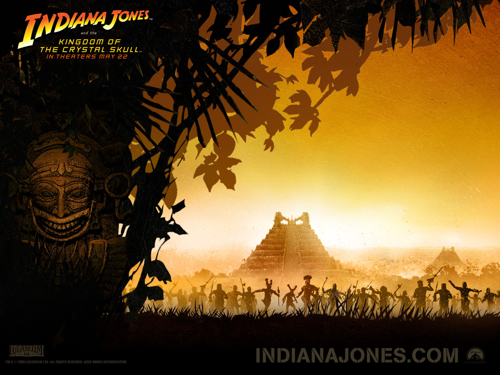 Indiana Jones And The Kingdom Of The Crystal Skull - Kingdom Of The Crystal Skull Pyramid , HD Wallpaper & Backgrounds