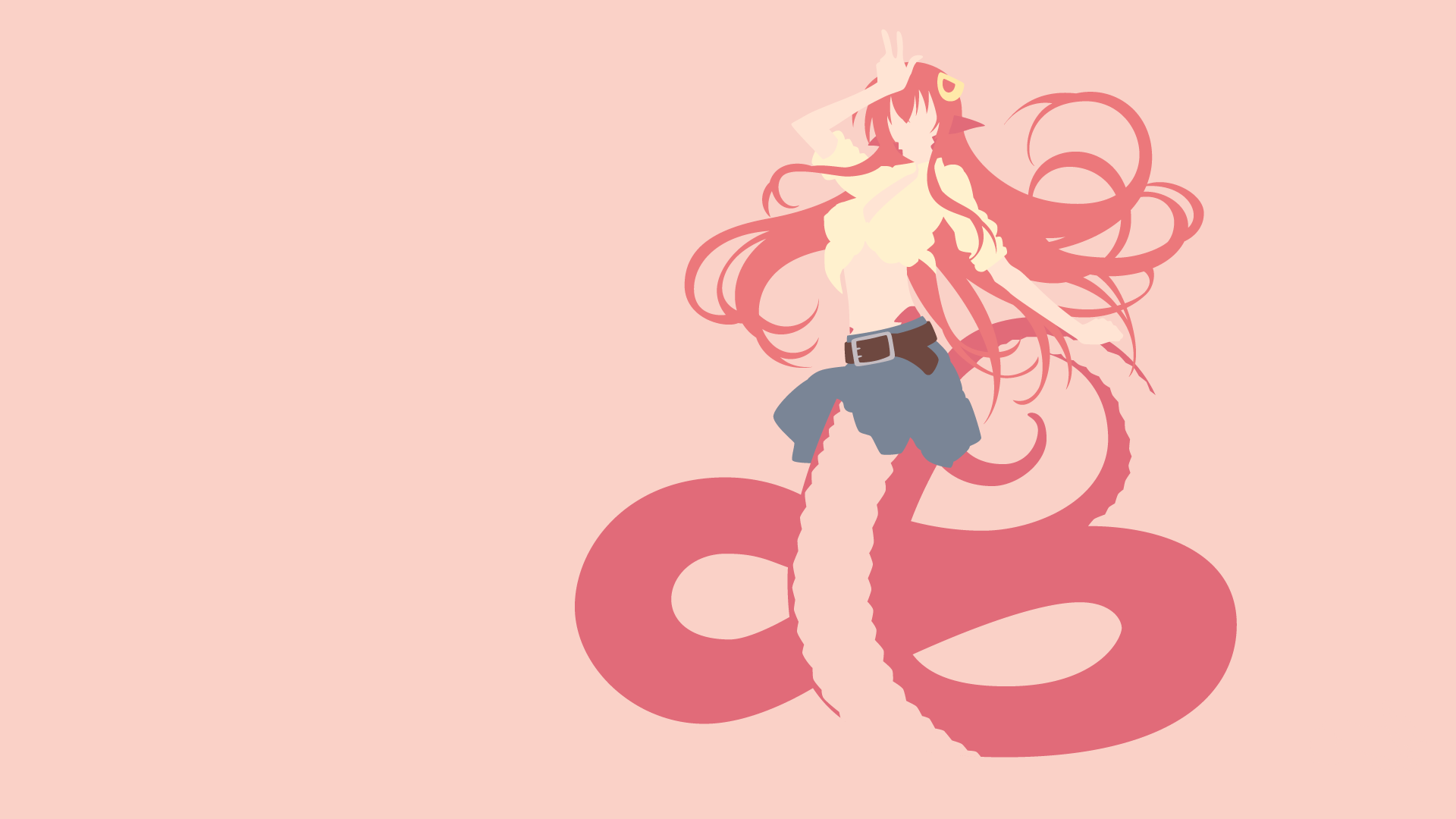 #anime Girls, #miia , #monster Musume No Iru Nichijou - Monster Musume No Iru Nichijou Minimalist , HD Wallpaper & Backgrounds