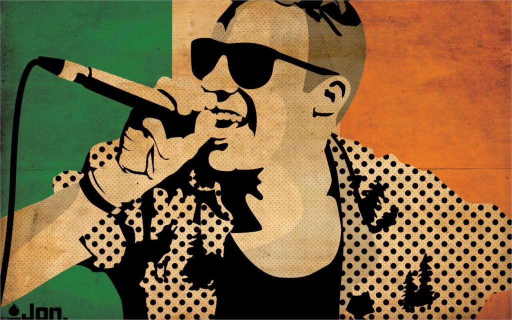 Detail Feedback Questions About Music Macklemore Ryan - Stencil De Eminem Con Microfono , HD Wallpaper & Backgrounds
