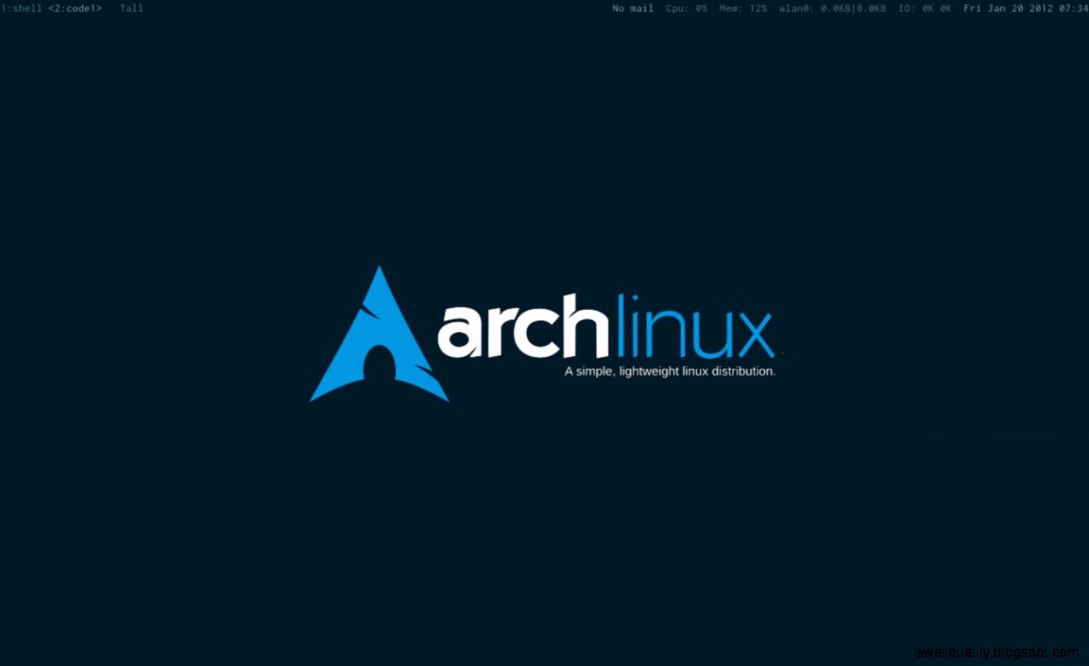 View Original Size - Arch Linux , HD Wallpaper & Backgrounds