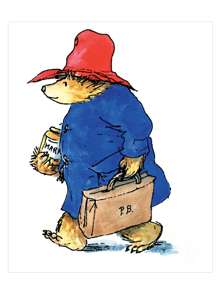 Suitcase Clipart Paddington Bear - Paddington Bear Original Drawings , HD Wallpaper & Backgrounds