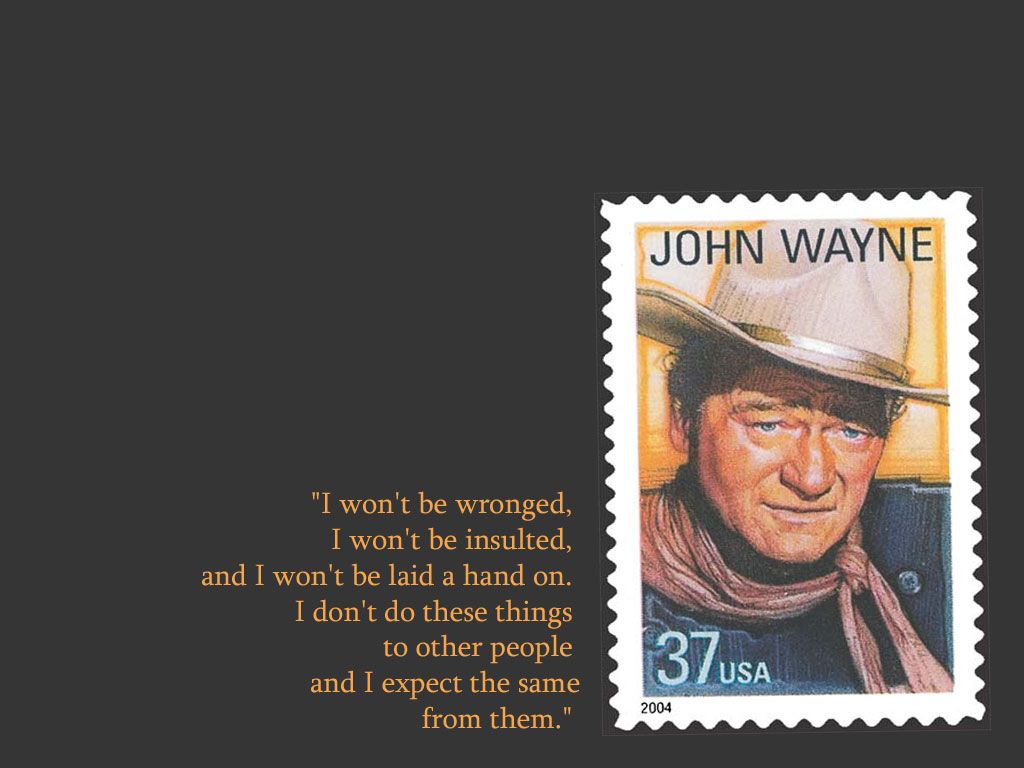 John Wayne - John Wayne Postage Stamps , HD Wallpaper & Backgrounds