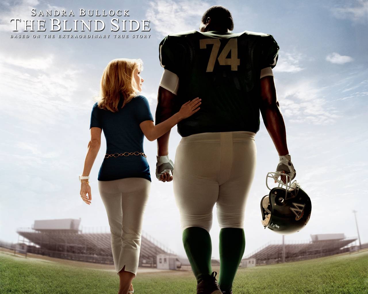 Sandra Bullock The Blind Side Movie - Blind Side 2009 Poster , HD Wallpaper & Backgrounds