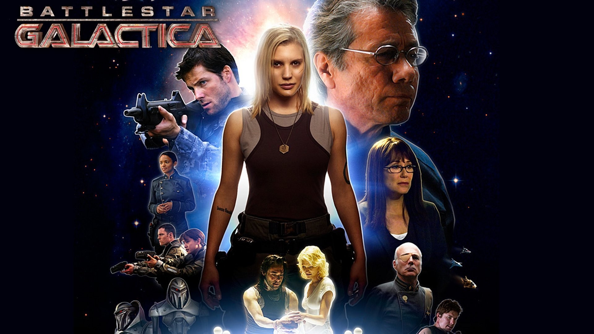 Tv Show - Battlestar Galactica Tv Series Poster , HD Wallpaper & Backgrounds