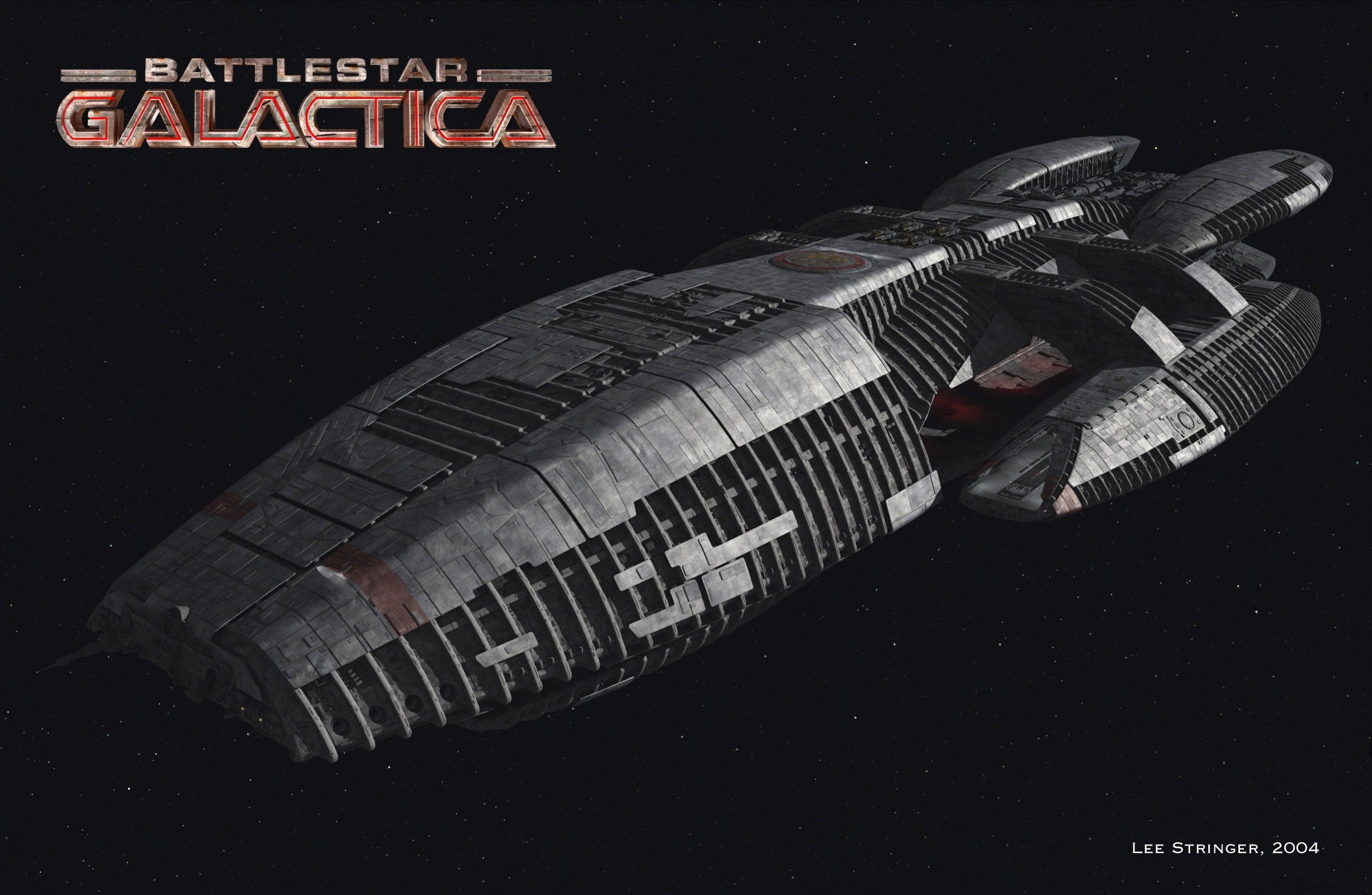 Battlestar Galactica Spaceship Wallpaper And Background - Battlestar Galactica Galactica , HD Wallpaper & Backgrounds