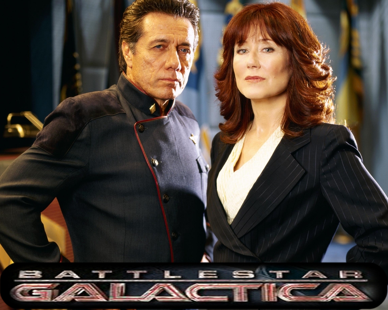 1028 X - Mary Mcdonnell Battlestar Galactica , HD Wallpaper & Backgrounds