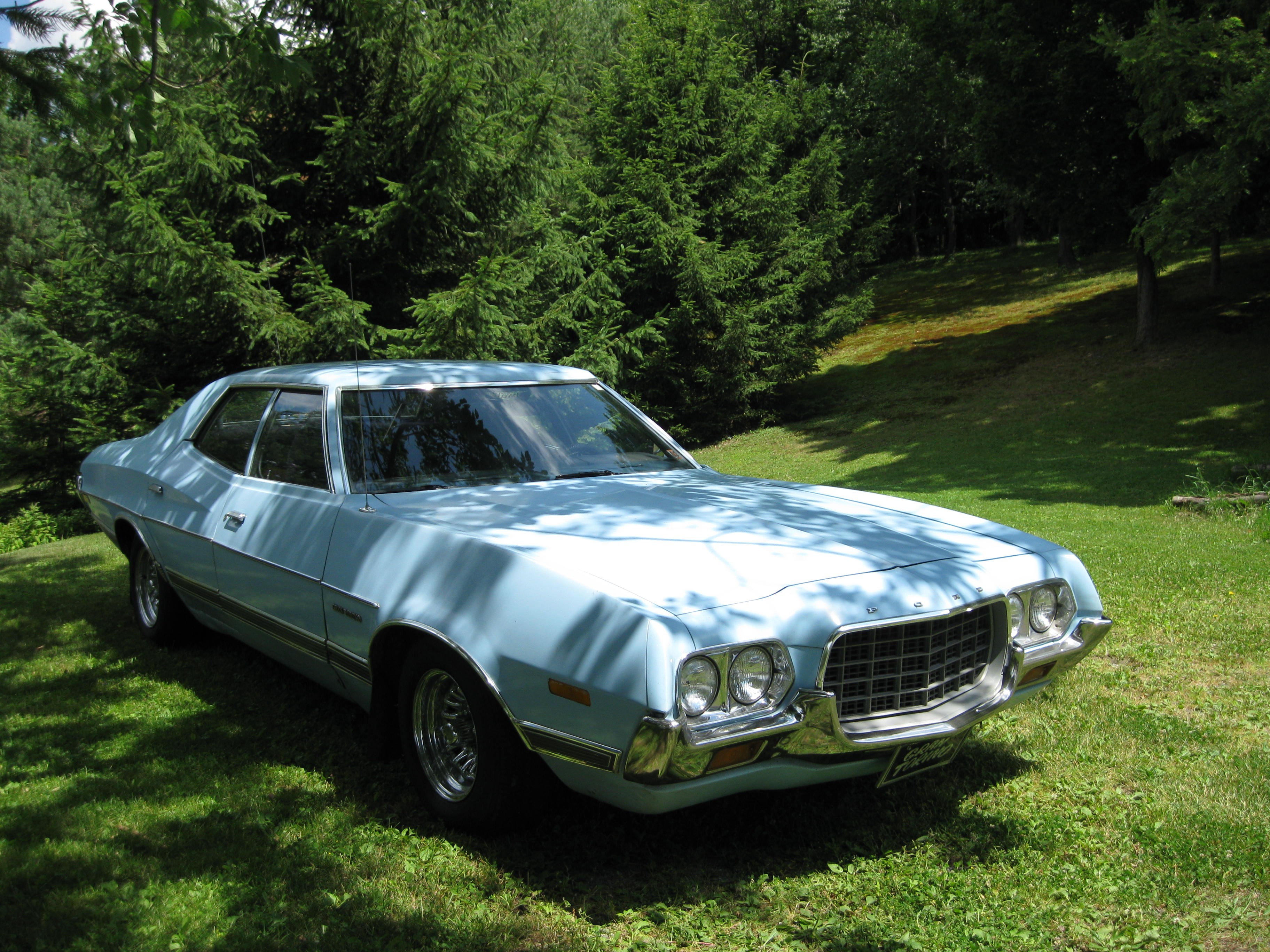 1972 Grantorino Wallpaper - Antique Car , HD Wallpaper & Backgrounds
