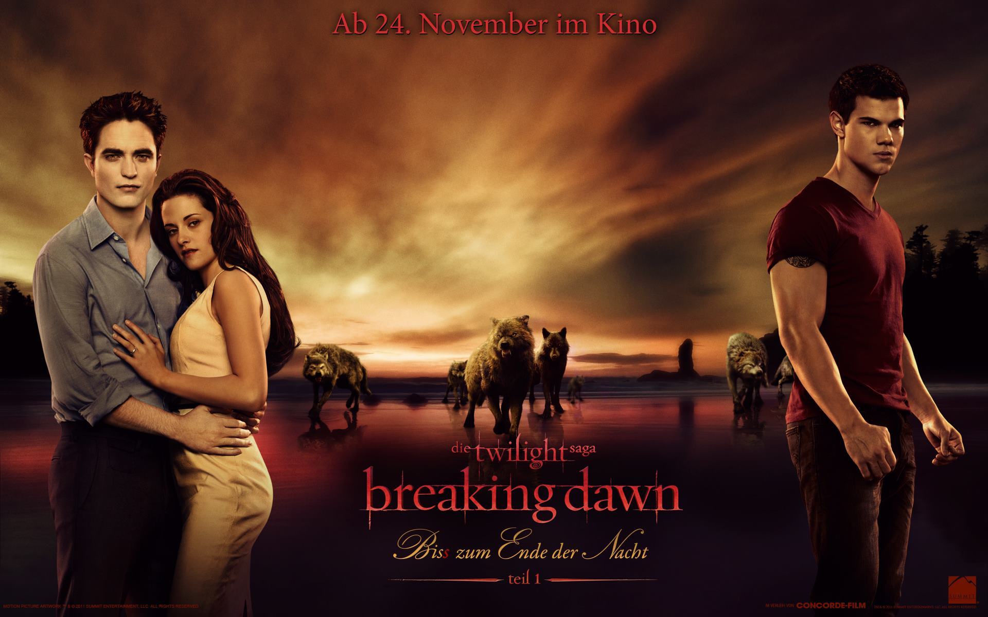 Sunset Dawn Wallpaper - Twilight Saga Breaking Dawn Part 1.2011 , HD Wallpaper & Backgrounds
