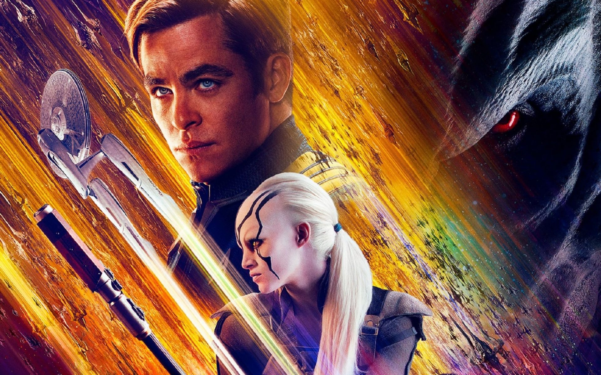 Star Trek Beyond Chris Pine - Star Trek Beyond , HD Wallpaper & Backgrounds