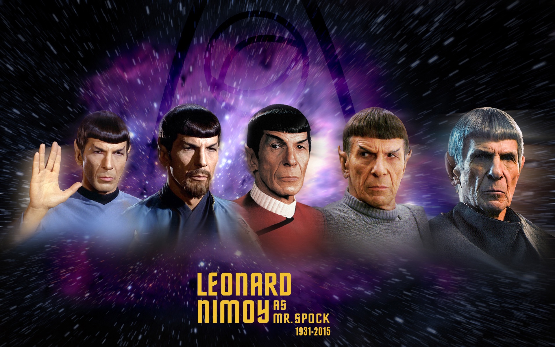 Leonard Nimoy Spock Wallpaper - Star Trek Wallpaper Spock , HD Wallpaper & Backgrounds