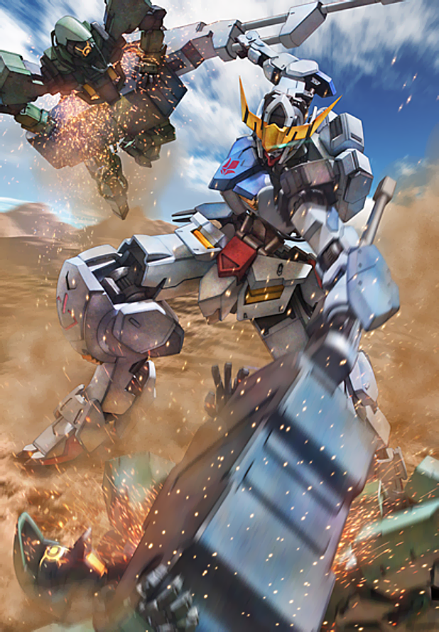 Gundam Guy Gundam Head, Gundam 00, Blood Orphans, Gundam - Gundam Barbatos 2st Form , HD Wallpaper & Backgrounds