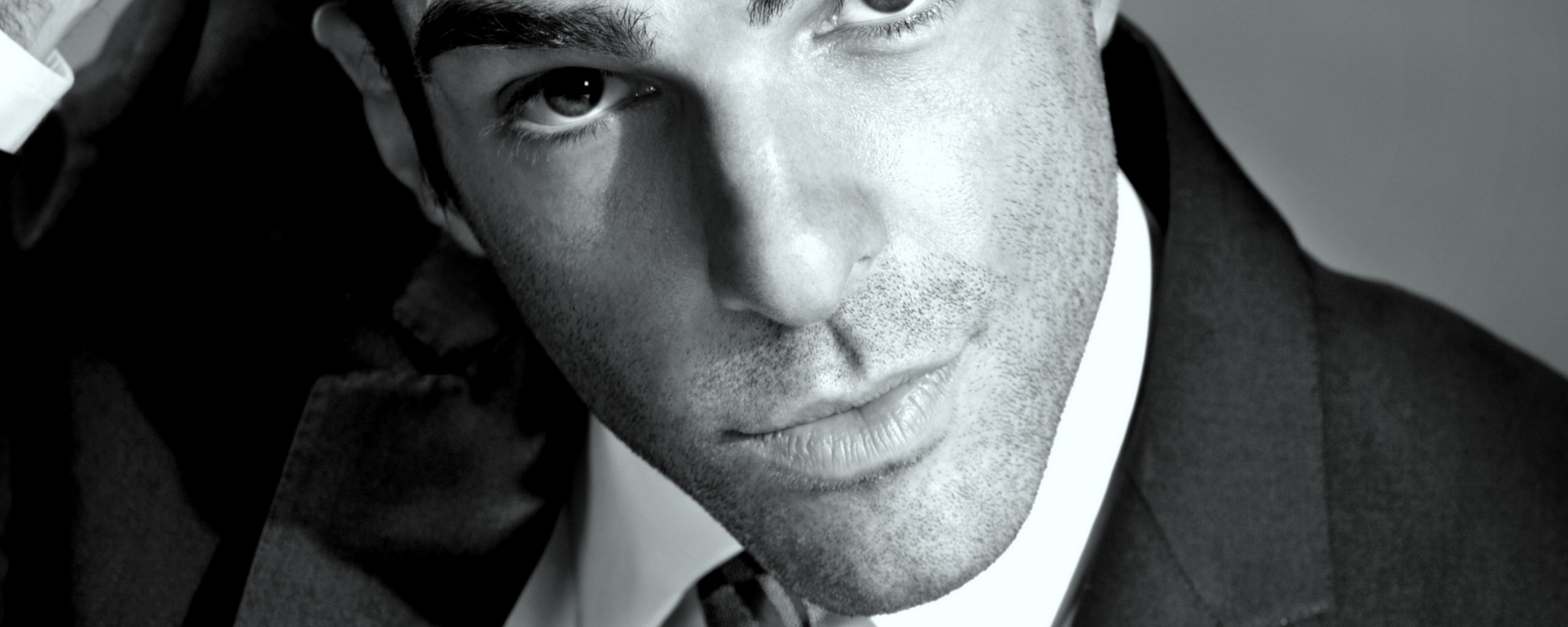 Black And White, Spock, Musician, Actor, Person Hd - Zachary Quinto , HD Wallpaper & Backgrounds