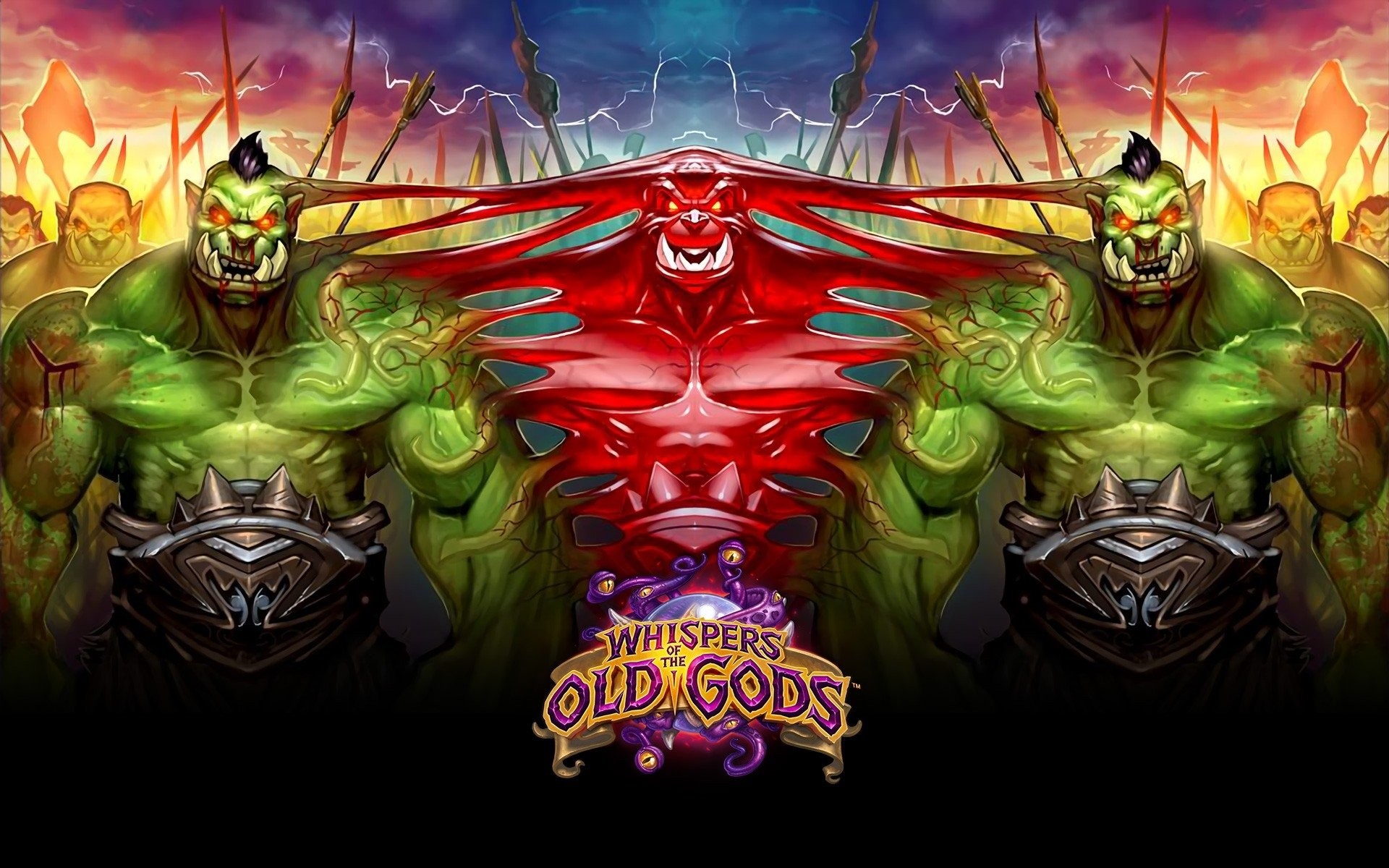 Hearthstone Heroes Of Warcraft Wallpapers Awesome Hearthstone - Blood Warriors Hearthstone , HD Wallpaper & Backgrounds