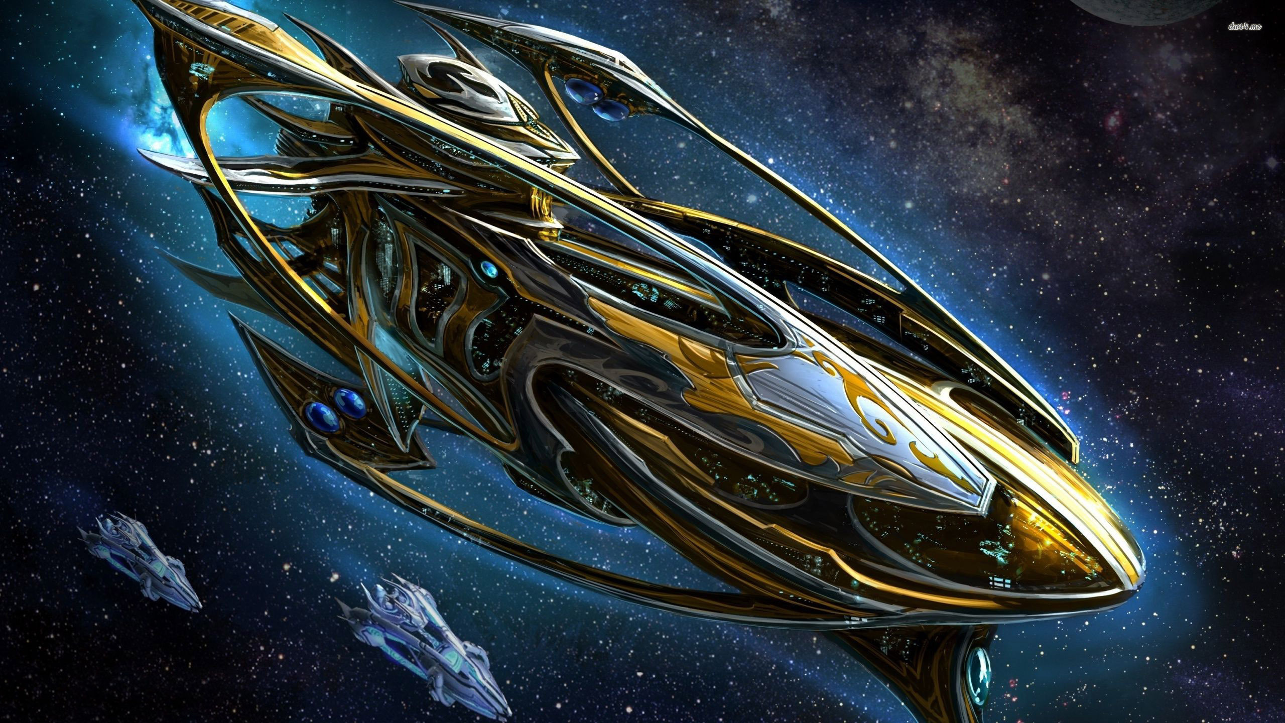 Protoss Carrier - Starcraft 2 Carrier , HD Wallpaper & Backgrounds