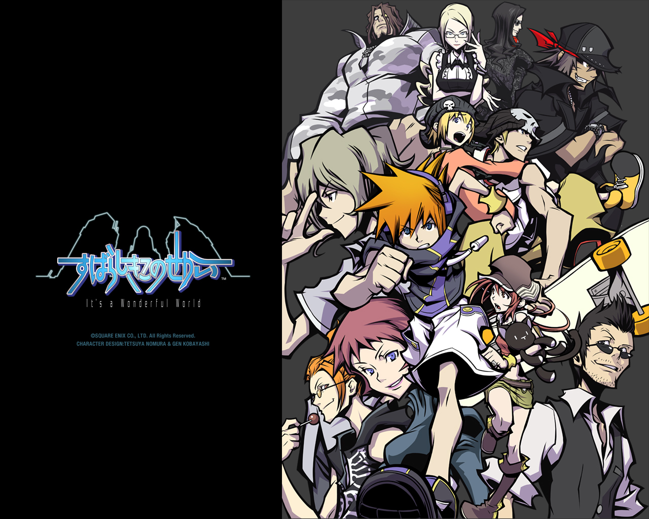 The World Ends With You - World Ends With You , HD Wallpaper & Backgrounds