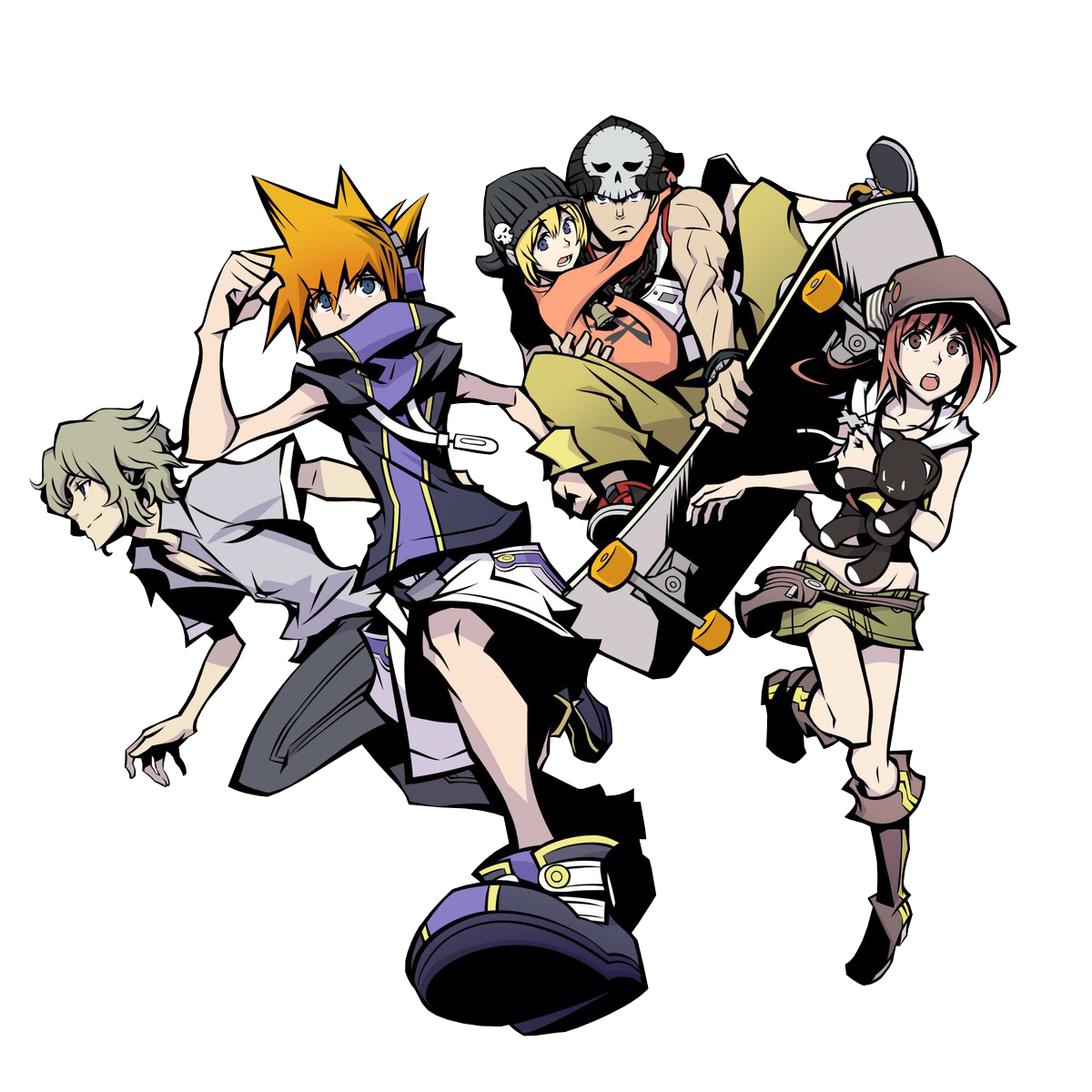 And Twewy - World Ends With You Official Art (#1843175) - HD Wallpaper