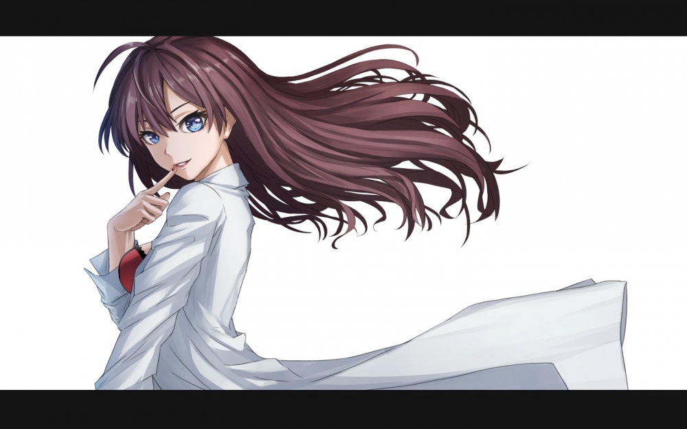 anime girl brown hair blue eyes 1843850  hd wallpaper