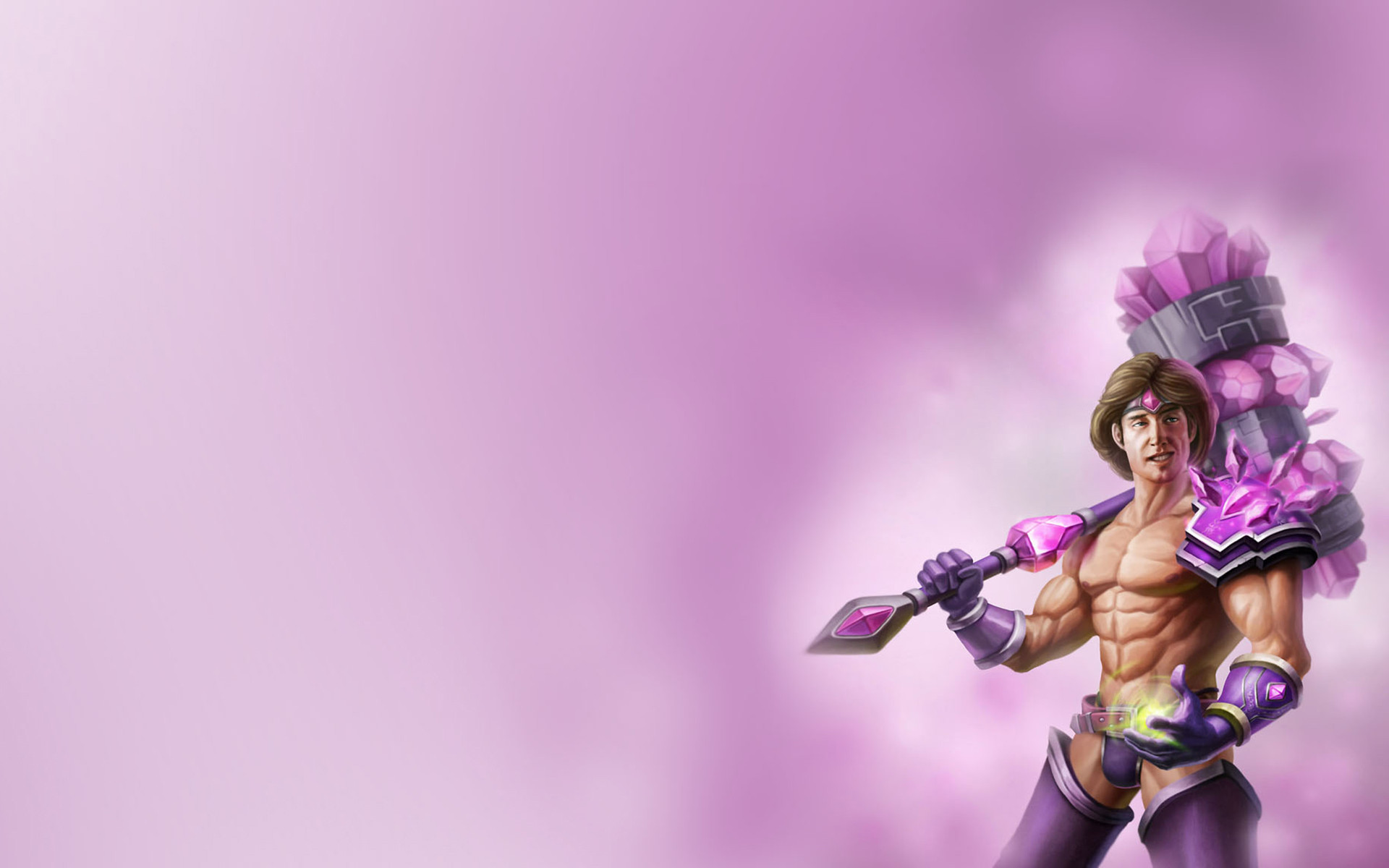 Taric Wallpaper By Mtnnn - League Of Legends Pink Taric , HD Wallpaper & Backgrounds