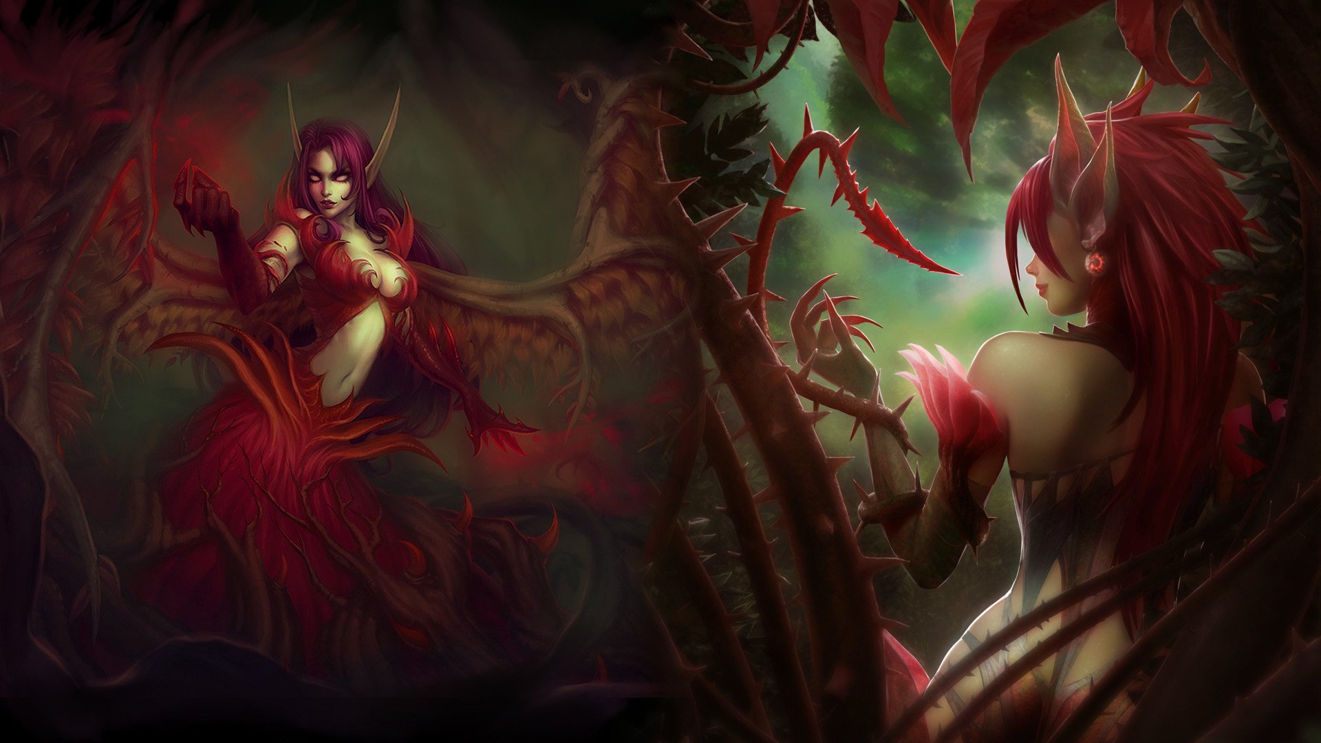 Hd Wallpaper - Zyra Lol , HD Wallpaper & Backgrounds