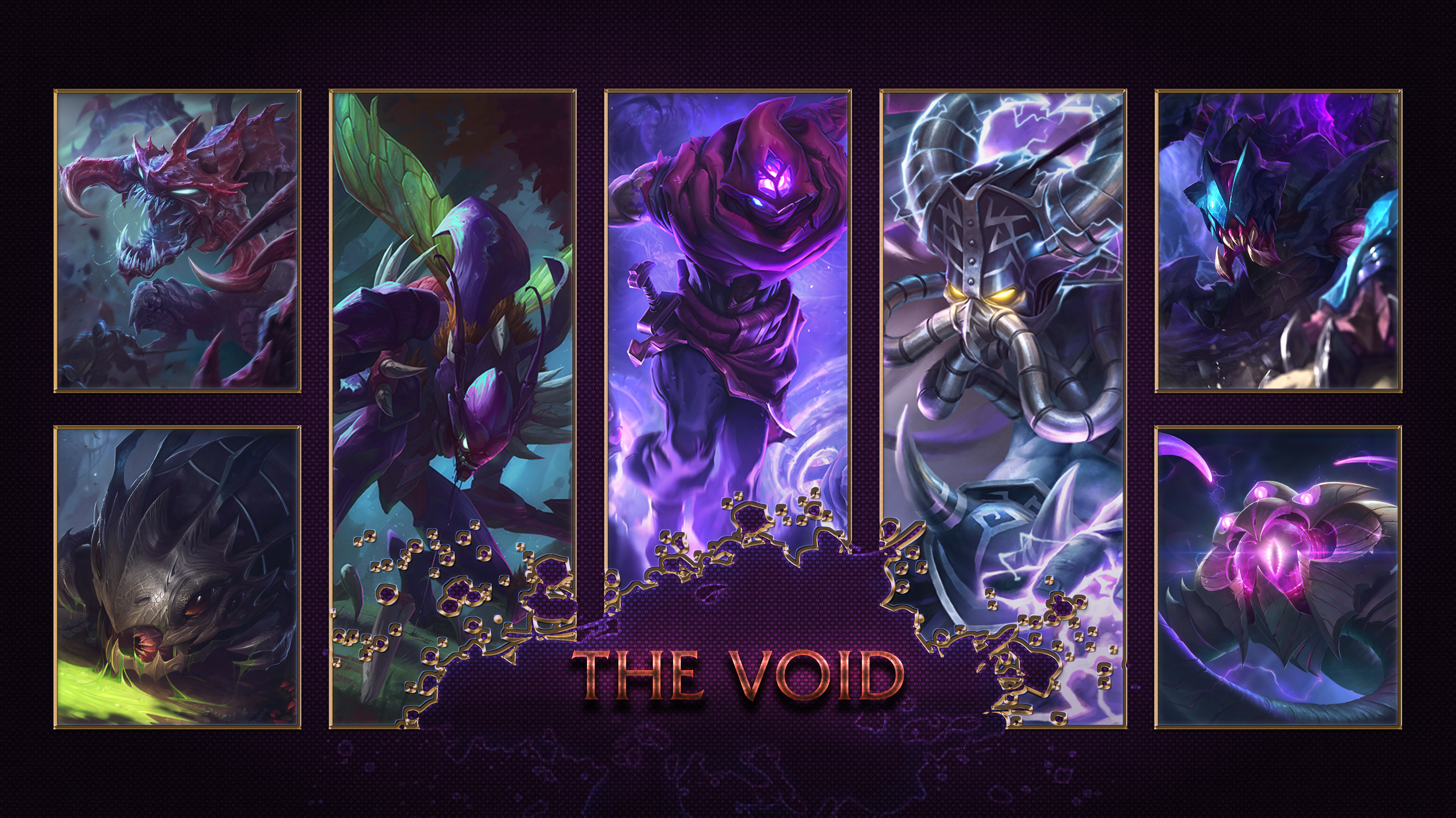 The Void Kassadin, Cho'gath, Kha'zix, Kog'maw, - League Of Legends Void Fan Art , HD Wallpaper & Backgrounds