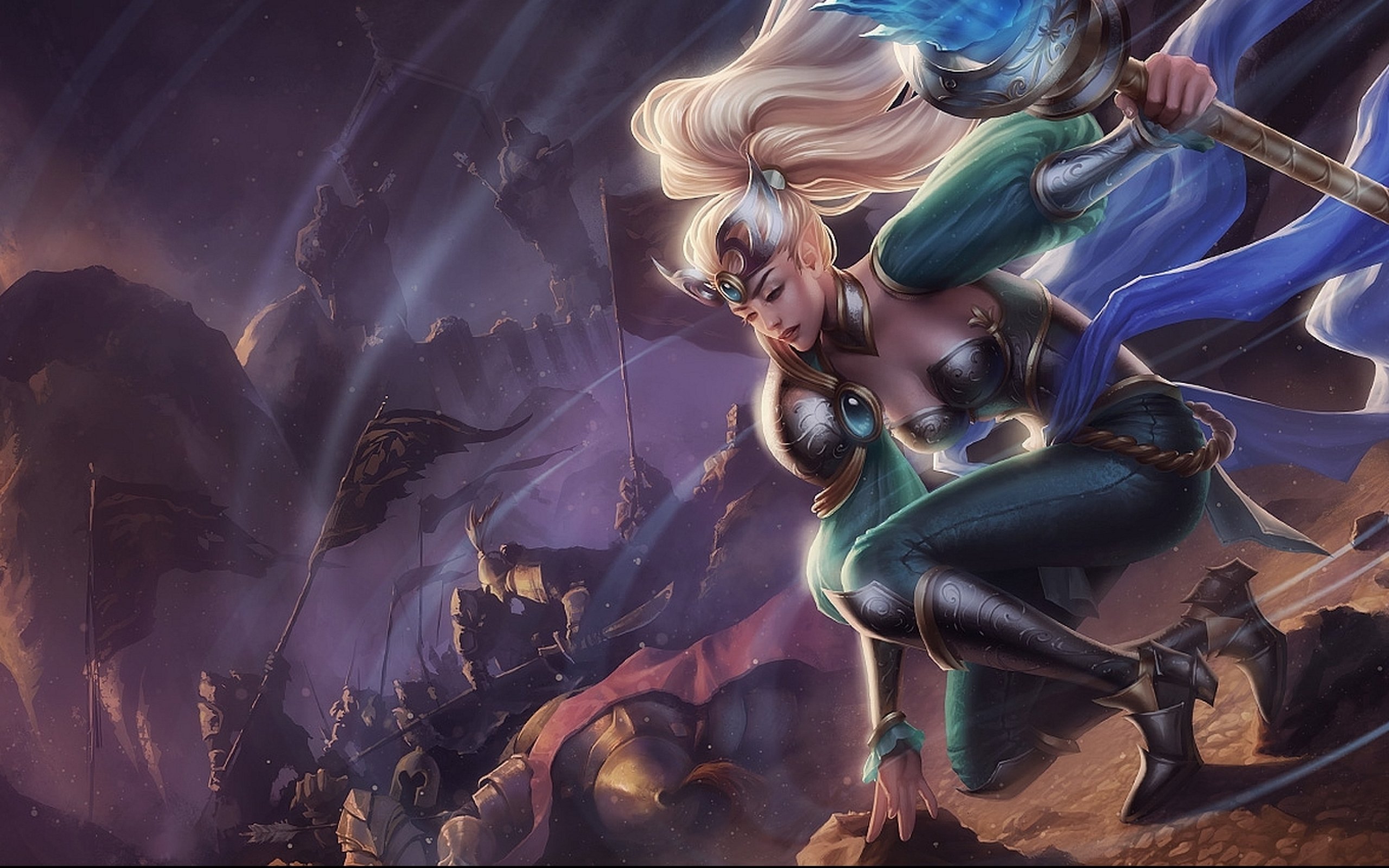 League, Of, Legends, Lol, Fantasy, Online, Fighting, - Victorious Janna , HD Wallpaper & Backgrounds