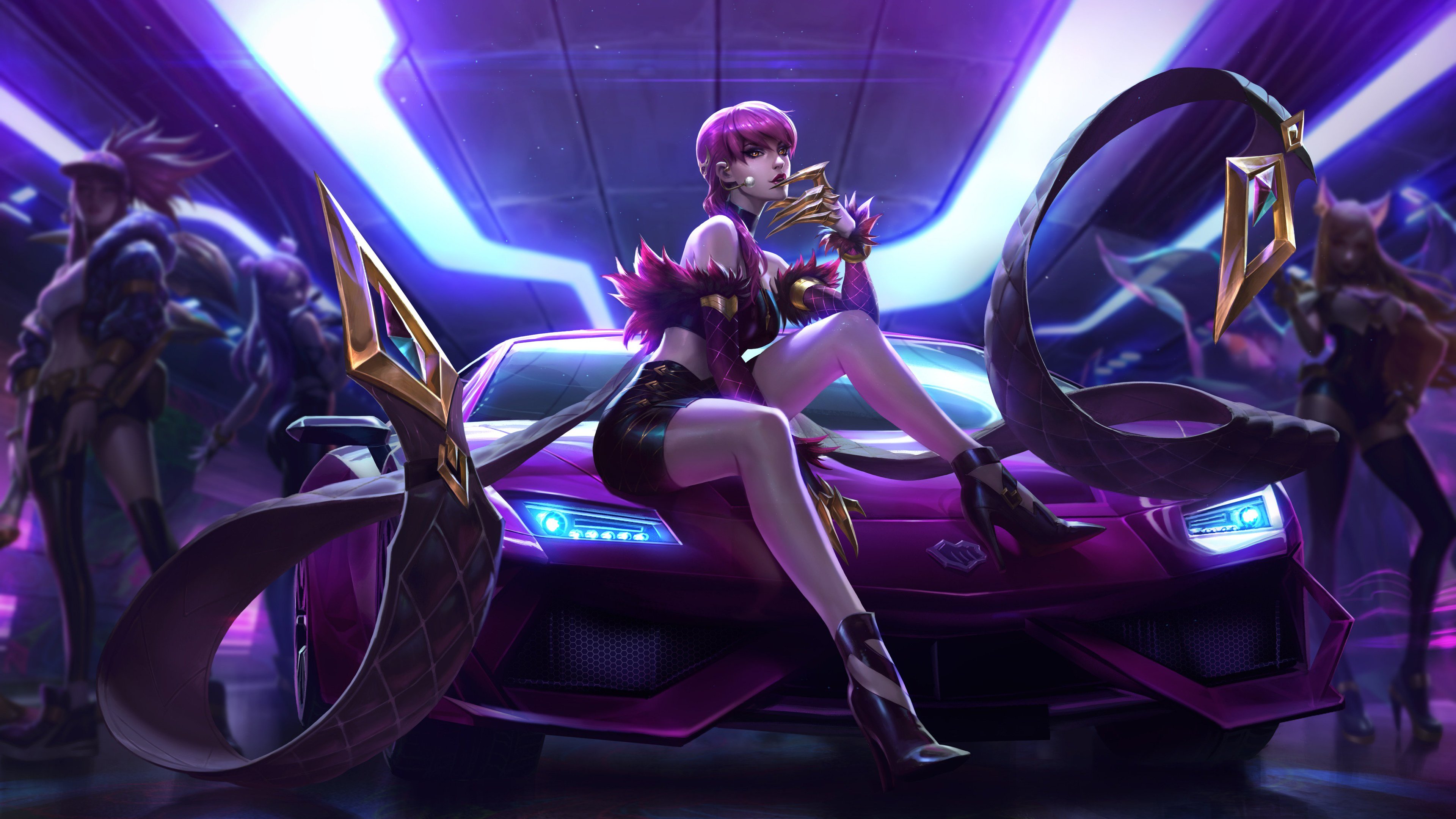 Featured image of post Kda All Out Evelynn Live Wallpaper K da evelynn looks like she calls everyone darling in a husky voice it can sound a touch condescending depending on the person or situation