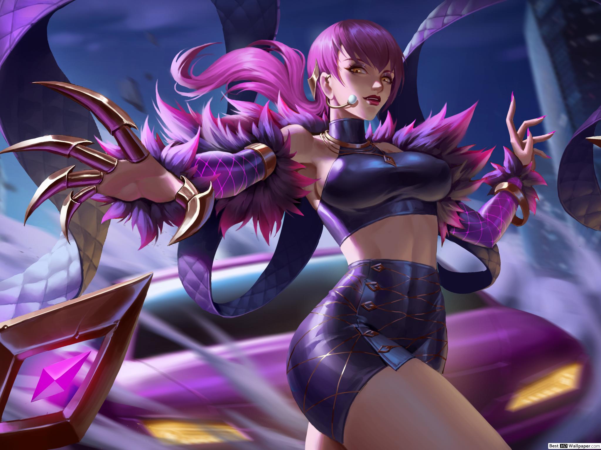 Apple Ipad Air 1 & 2, - Kda Evelynn Wallpaper Hd , HD Wallpaper & Backgrounds