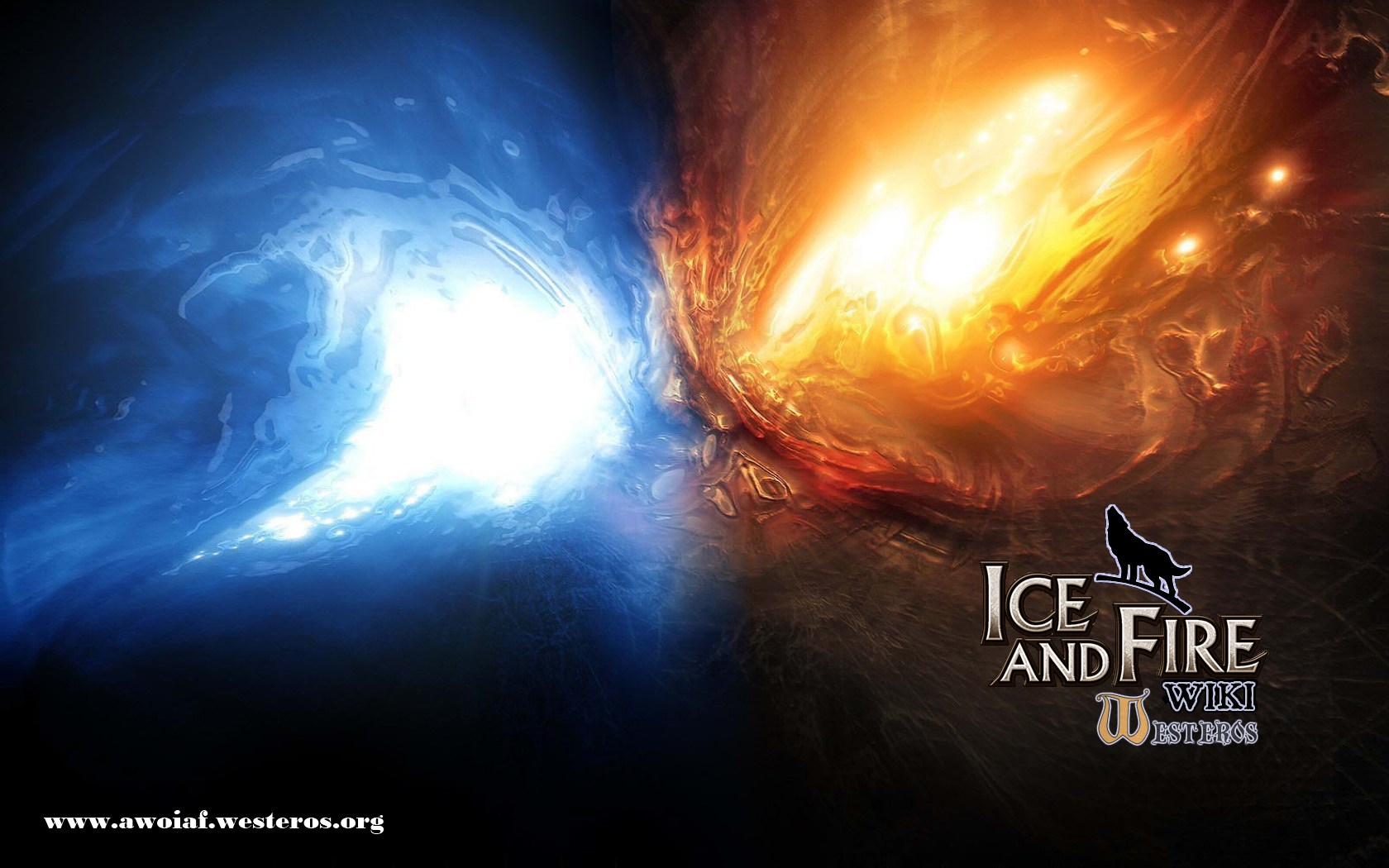 Wiki Of Ice And Fire - Cool Orange Blue Background , HD Wallpaper & Backgrounds