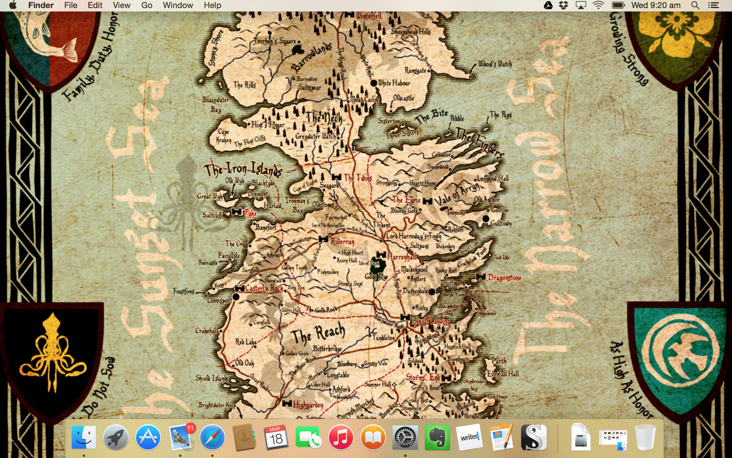 Woelf Dietrich - Maps Games Of Thrones Westeros , HD Wallpaper & Backgrounds