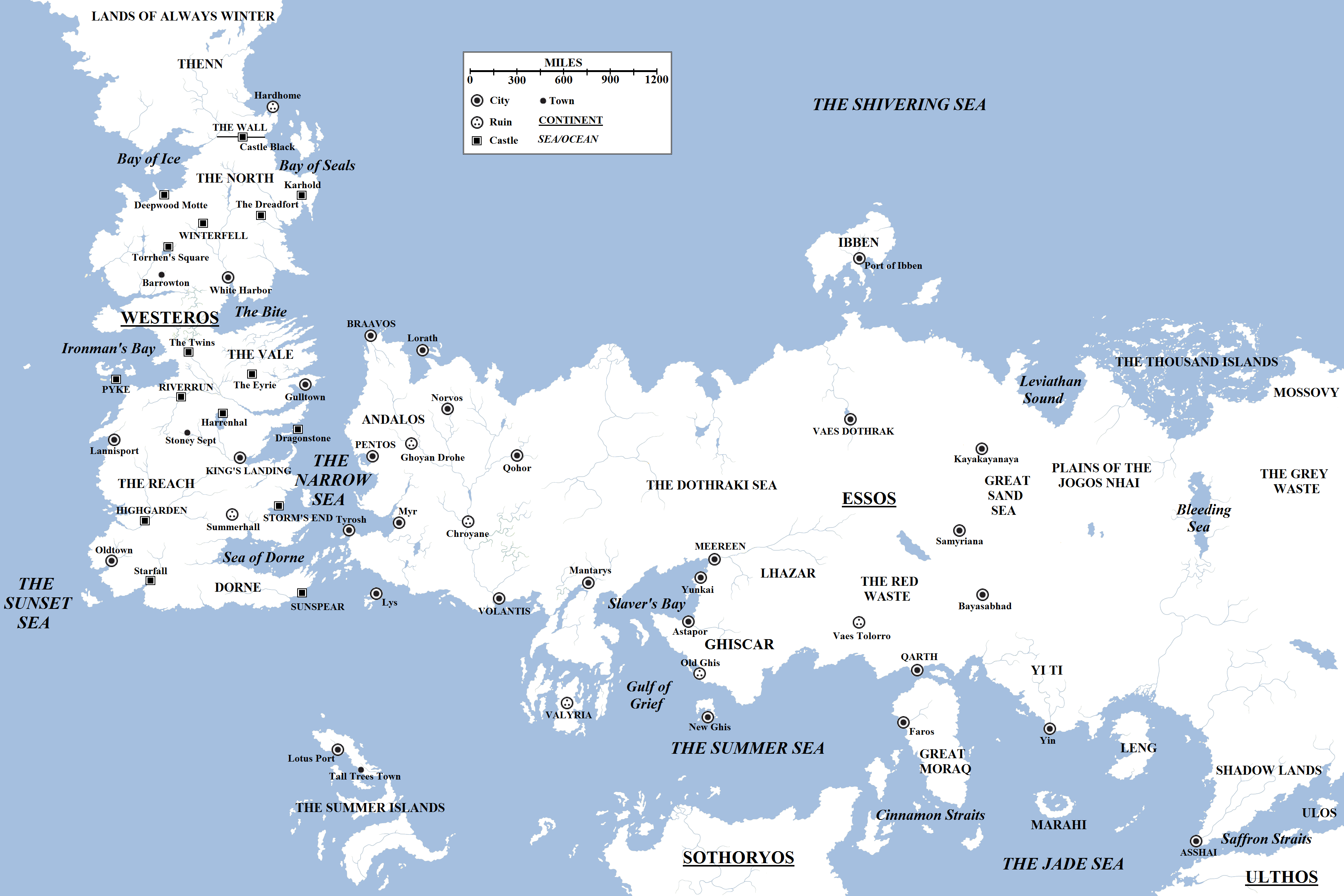 Game Of Thrones World Map Simple Design Essos Game - 14 Seas Game Of Thrones , HD Wallpaper & Backgrounds