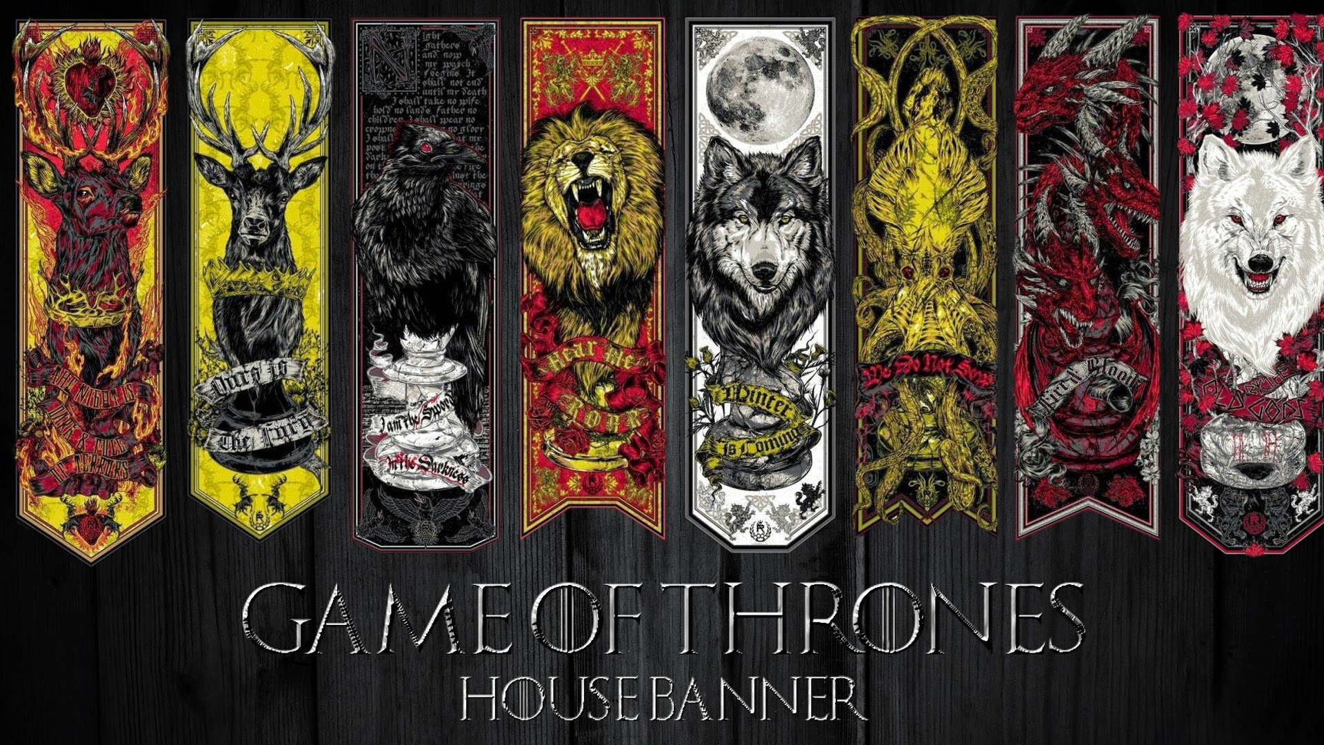 Game Of Thrones Wallpaper Banners , HD Wallpaper & Backgrounds