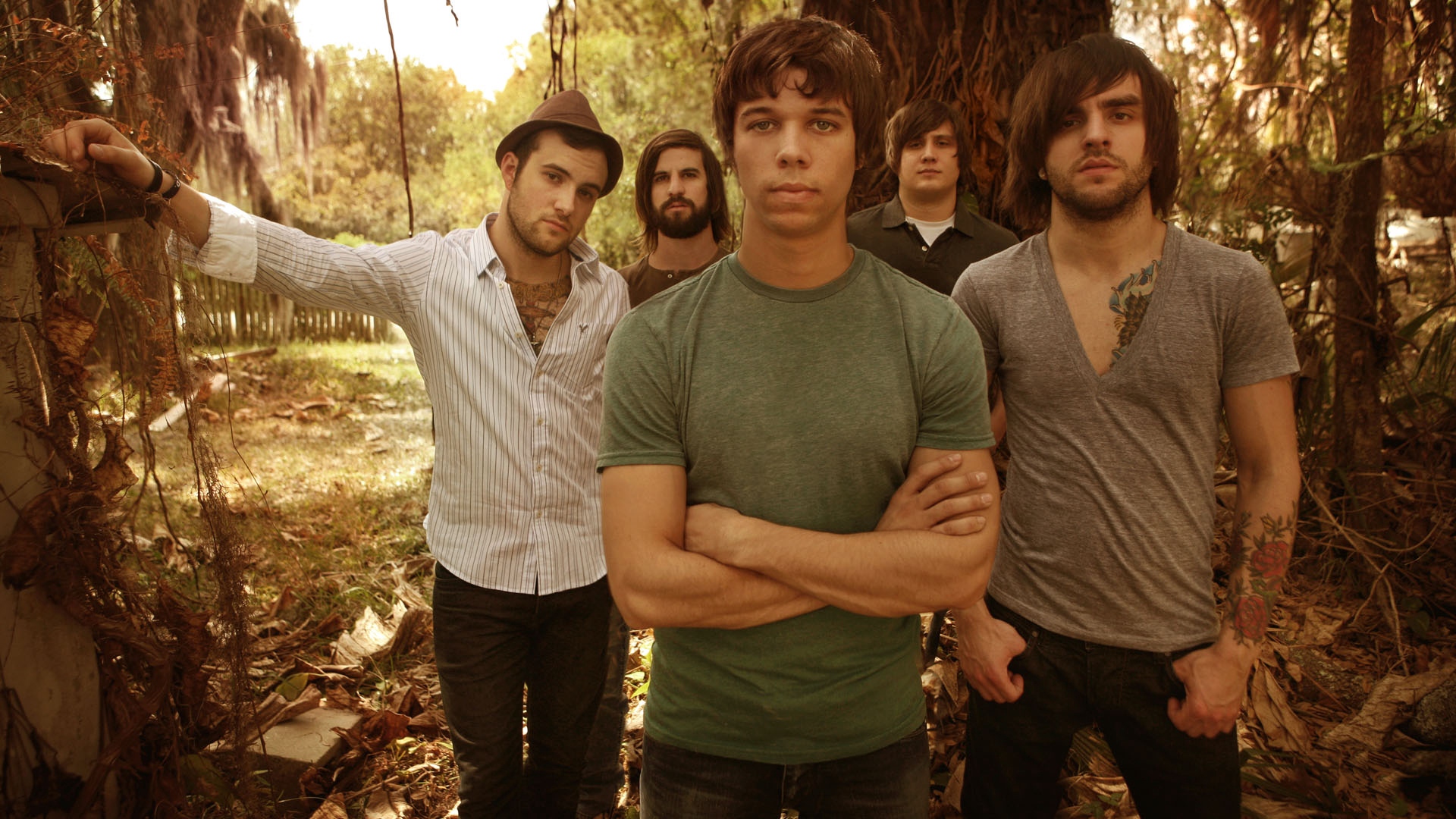 Wallpaper August Burns Red, Forest, Plants, Tattoo, - Josh Mcmanness August Burns Red , HD Wallpaper & Backgrounds