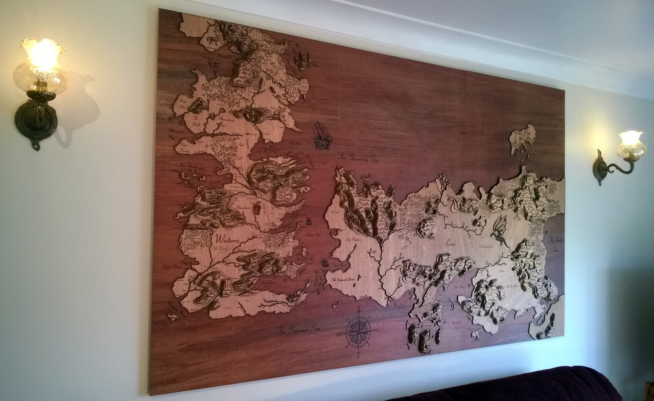 Westeros - Game Of Thrones Wooden Map , HD Wallpaper & Backgrounds