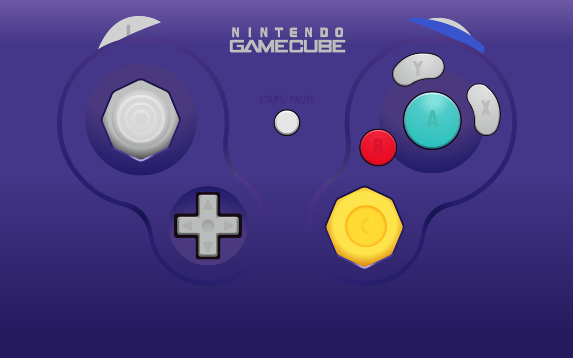 Gamecube Controller Black , HD Wallpaper & Backgrounds