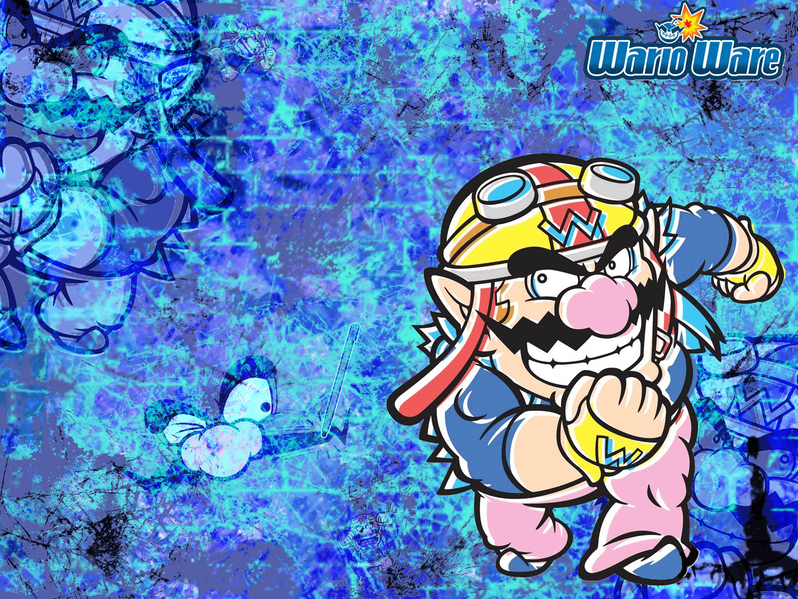 Game And Wario Games Daily Games - Wario Ware Background , HD Wallpaper & Backgrounds