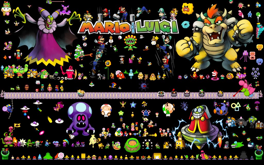Mario & Luigi Wallpaper - Mario Und Luigi Bowser's Inside Story , HD Wallpaper & Backgrounds