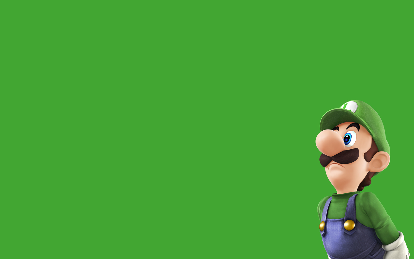 Ssb4made This Wallpaper Of Luigi From The Image Posted - Luigi Super Smash Bros , HD Wallpaper & Backgrounds