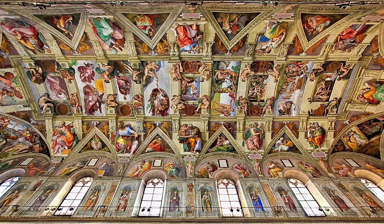 Sistine Chapel Ceiling Opens To Public 1850205 Hd