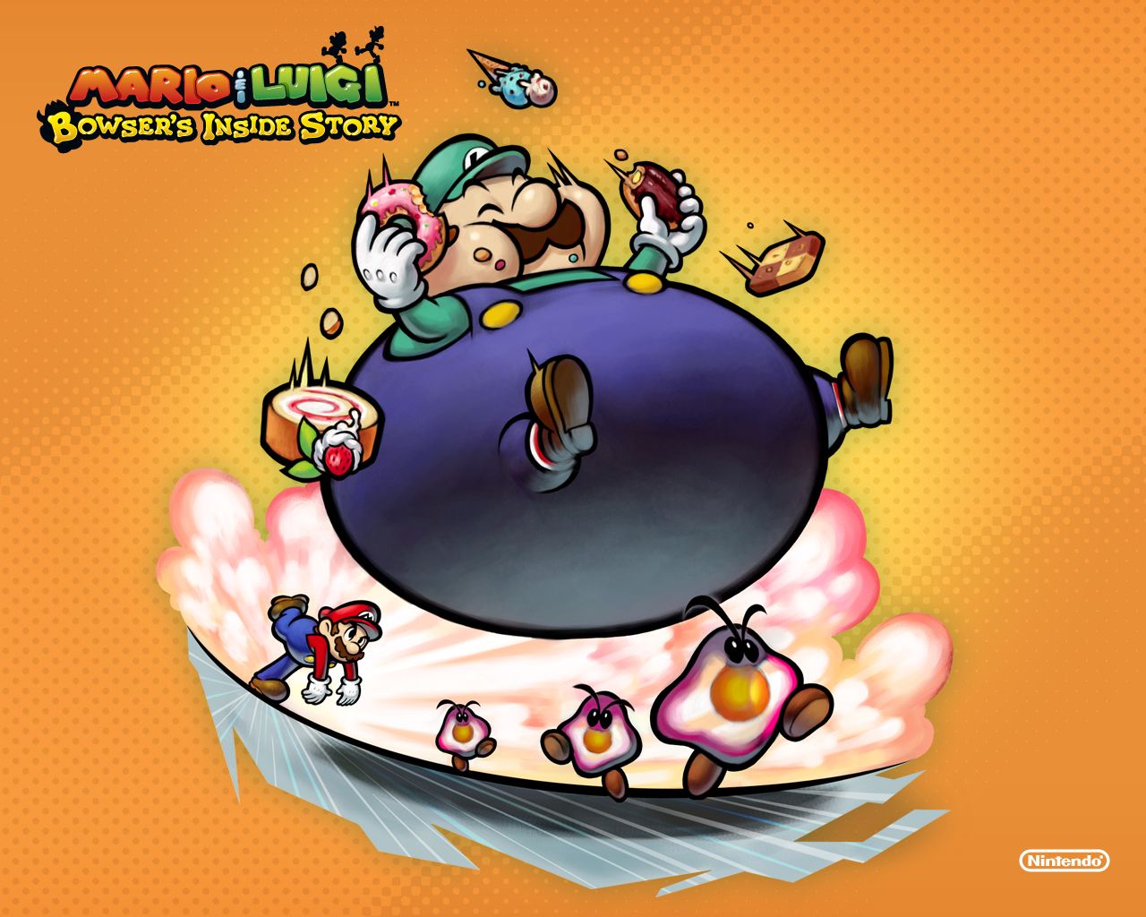 Mario And Luigi Bowser Inside Story - Mario And Luigi Bowser's Inside Story Bowser Jr's Journey , HD Wallpaper & Backgrounds