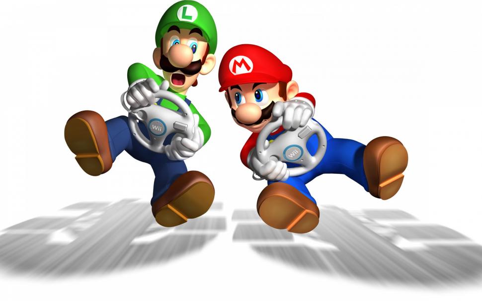 Mario Kart Wallpaper - Mario Kart Wii Art , HD Wallpaper & Backgrounds