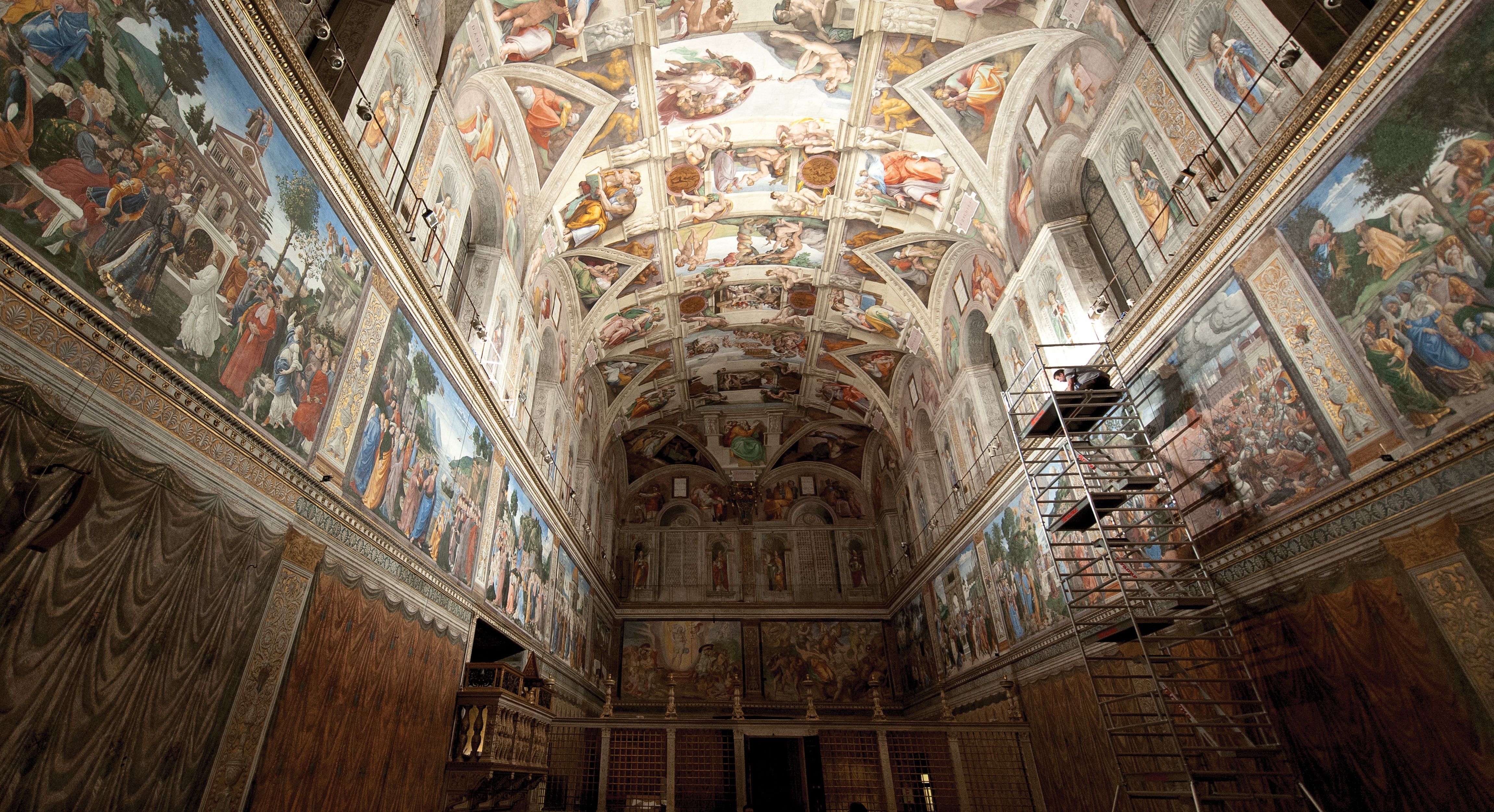 Sistine Chapel Ceiling Height , HD Wallpaper & Backgrounds