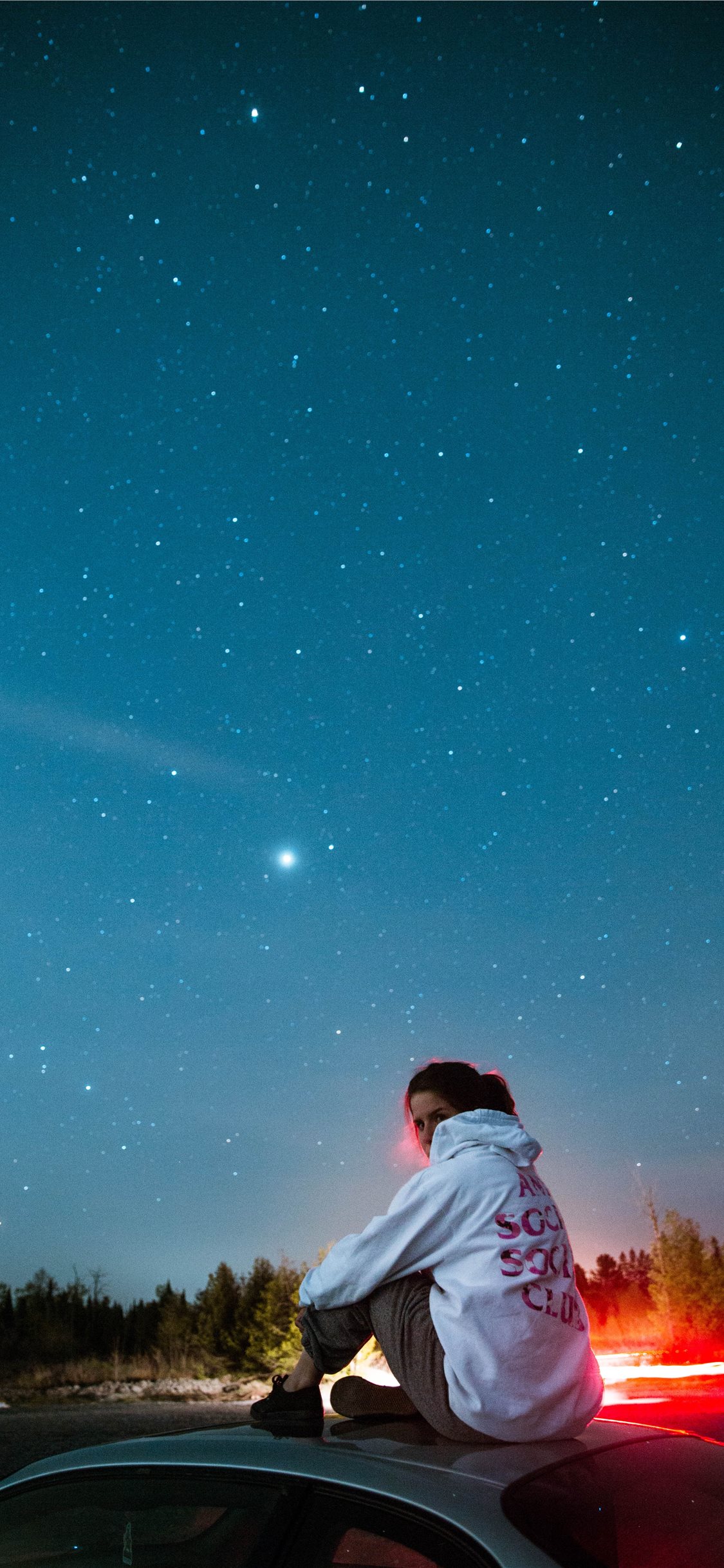 Stargazing Iphone 8 Wallpaper - Iphone Anti Social Social Club Wallpaper Hd , HD Wallpaper & Backgrounds