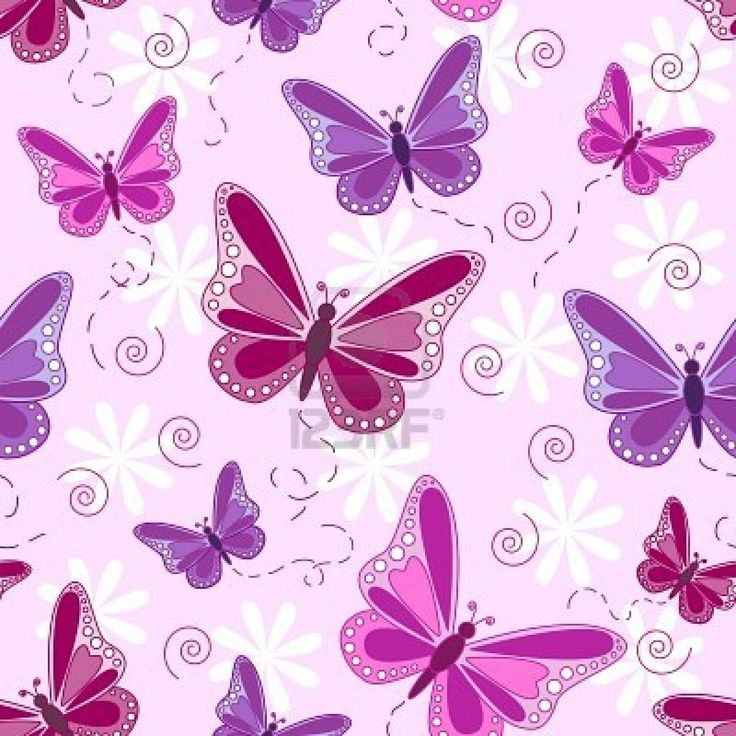 Butterfly Wallpapers Free Download Wallpapers Adorable - Fundo Rosa Escuro Com Borboleta , HD Wallpaper & Backgrounds