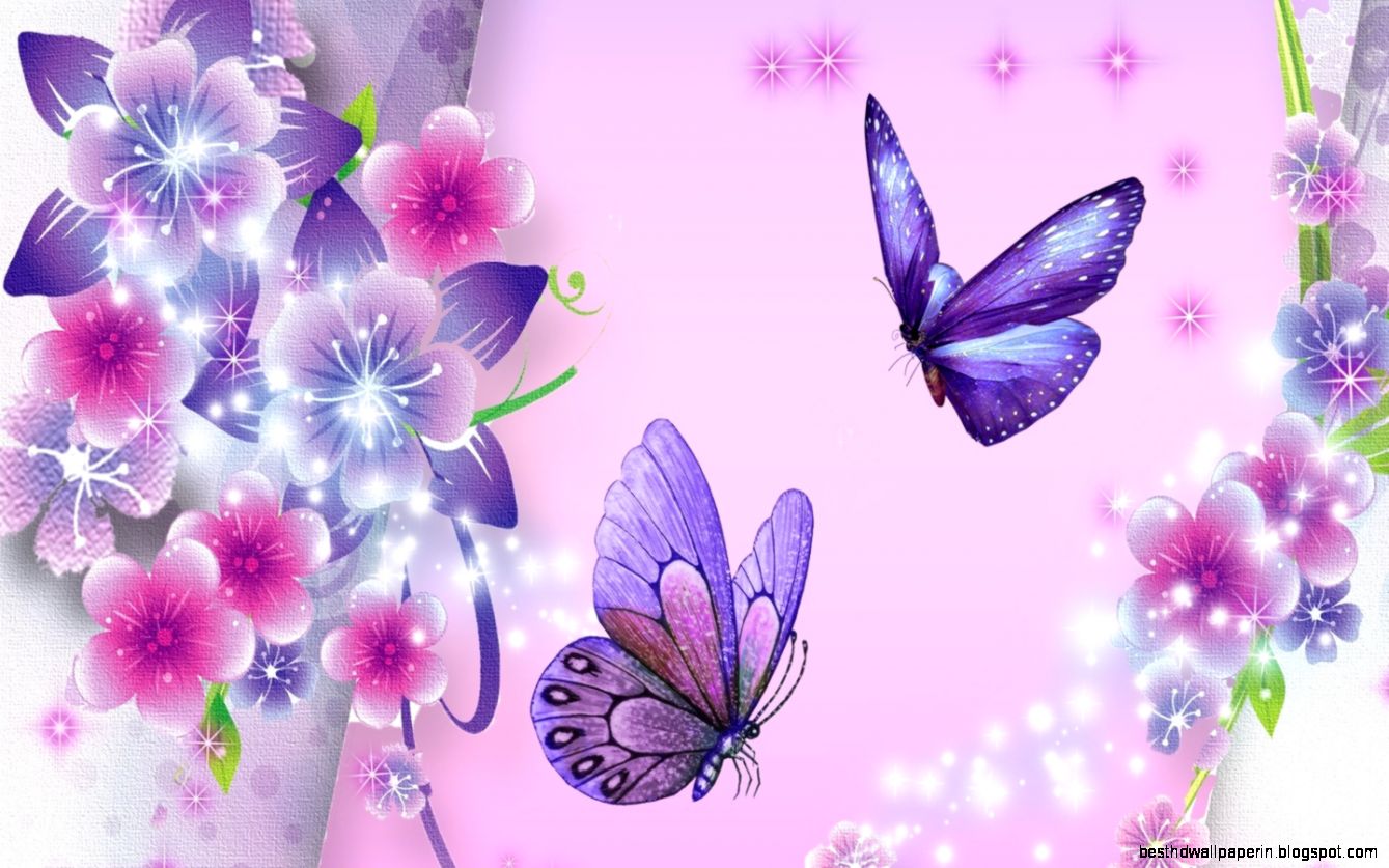 Purple Butterfly Backgrounds Phone Wallpaper Butterfly - Pink And Purple Butterfly , HD Wallpaper & Backgrounds