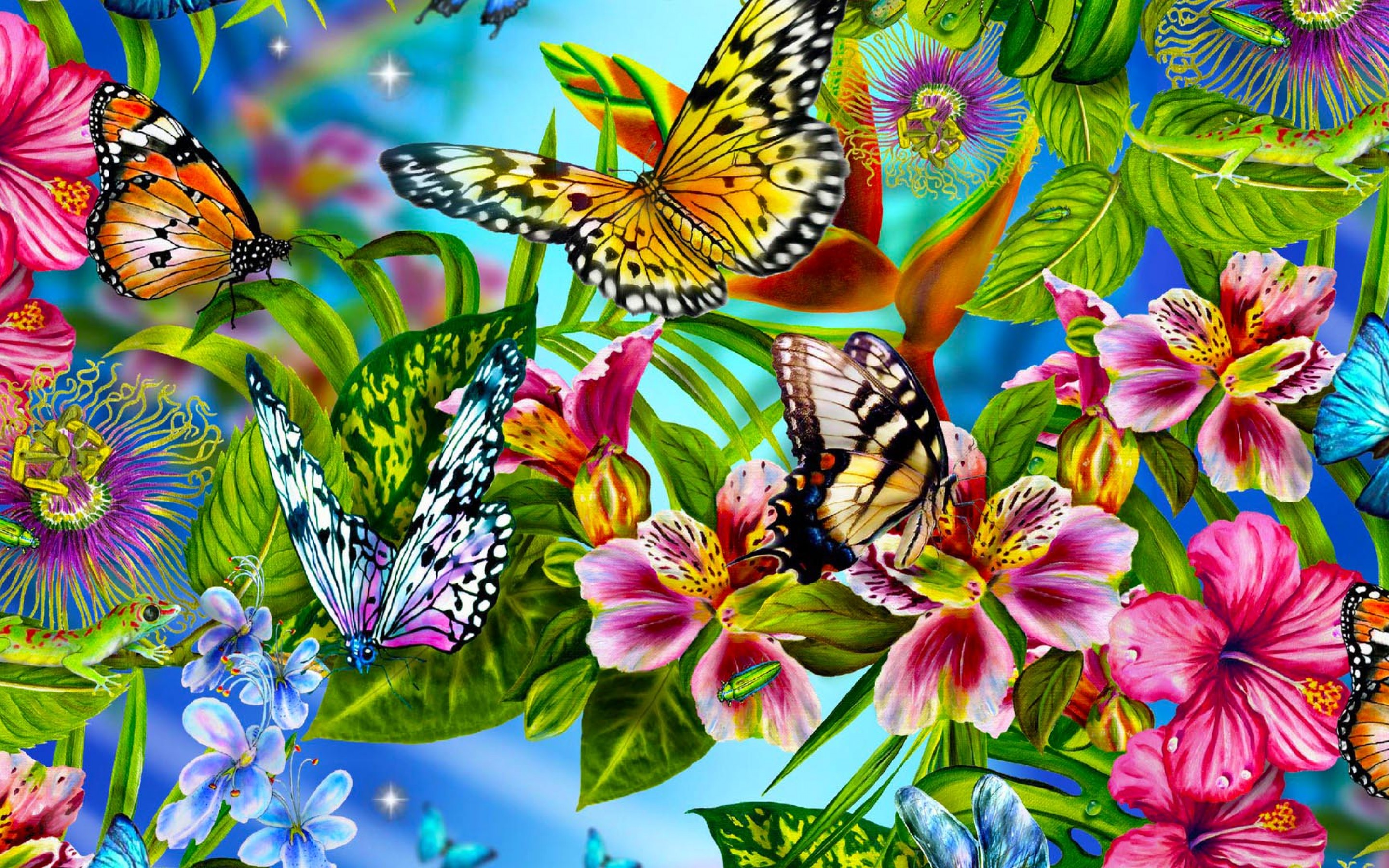 Beautiful Butterflies Wallpaper - Butterfly Wallpaper Hd , HD Wallpaper & Backgrounds