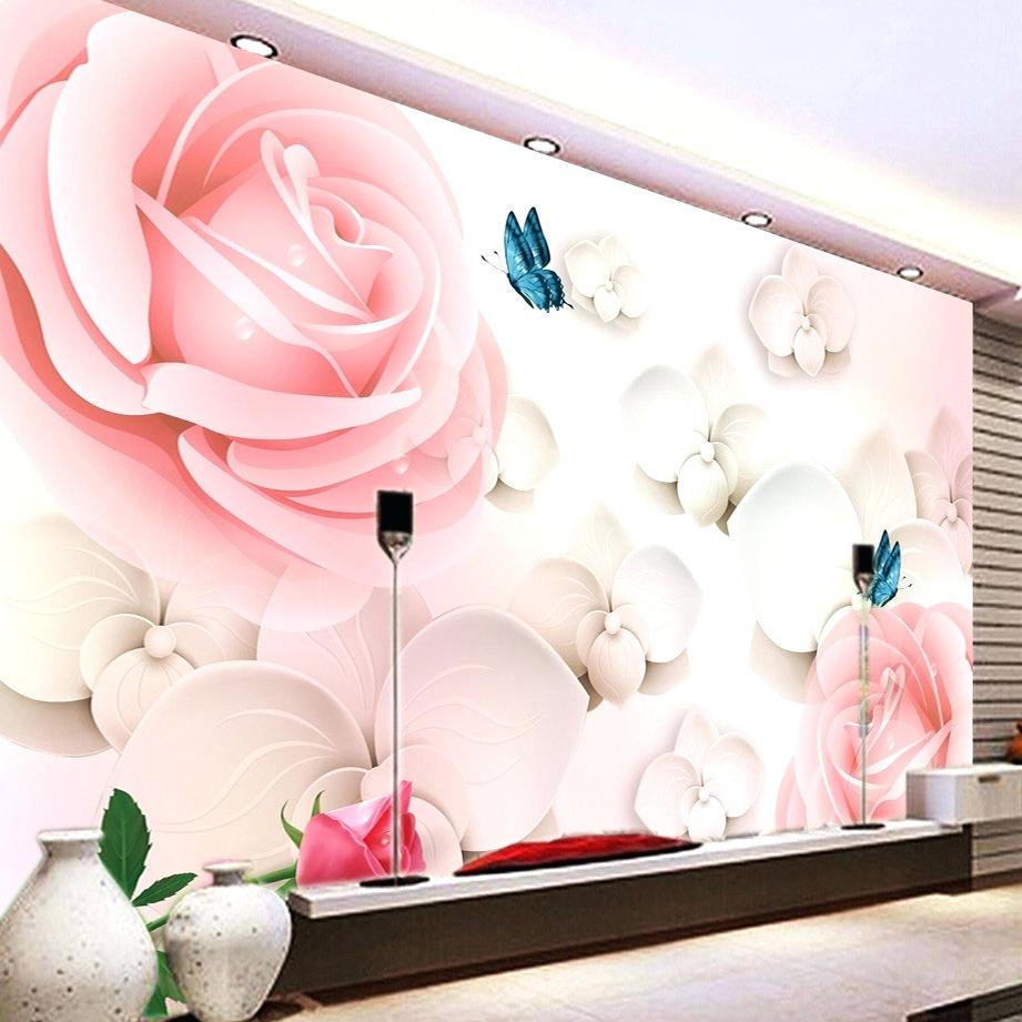 Rose Wallpaper For Walls Pare S White Flower Desktop - 3d Wallpaper New 2019 , HD Wallpaper & Backgrounds