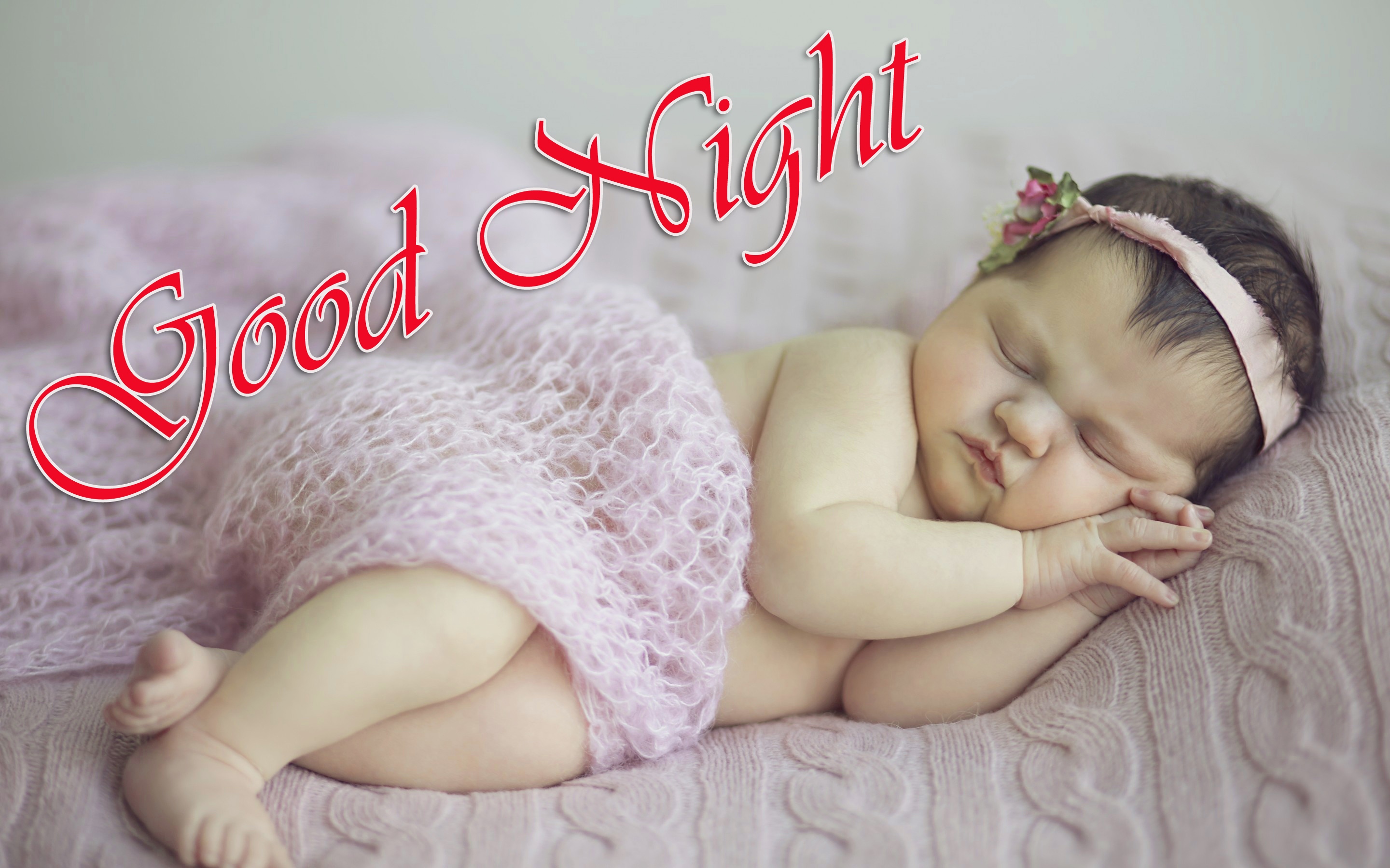 Good Night Pics Wallpaper Download Here For - Baby Sleeping Images Hd , HD Wallpaper & Backgrounds