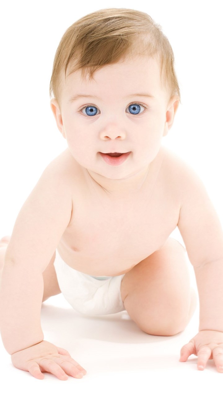 Cute Baby Wallpaper For Android Mobile - Cute Baby Blue Eyes , HD Wallpaper & Backgrounds