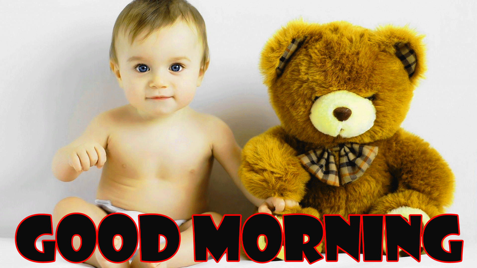 Cute Baby Good Morning Wallpaper Pictures Images Free - Children Image Download , HD Wallpaper & Backgrounds
