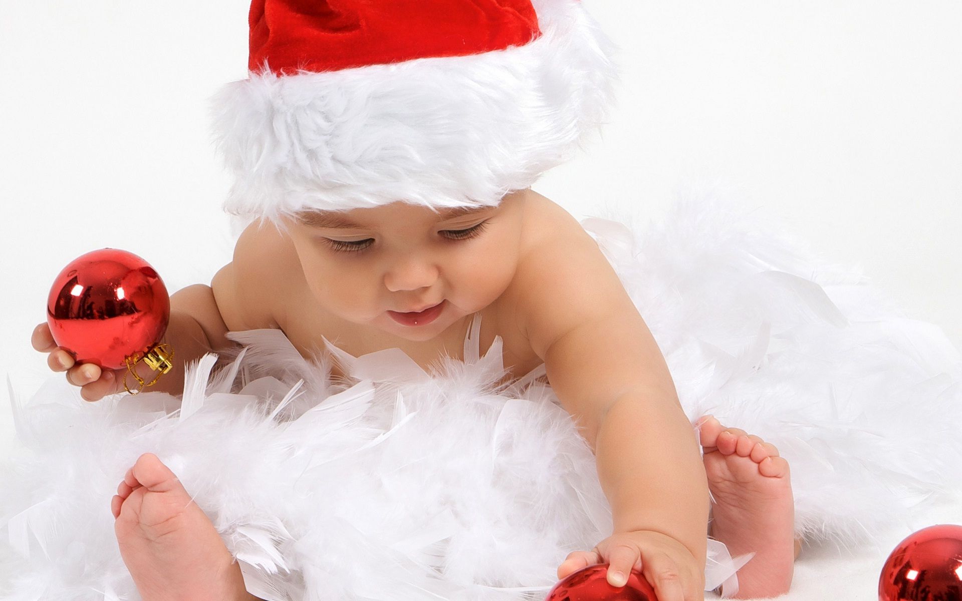 Cute Baby Funny Desktop Wide Large Hd Pics Hd Wallpapers - Cute Baby Photo Happy New Year , HD Wallpaper & Backgrounds
